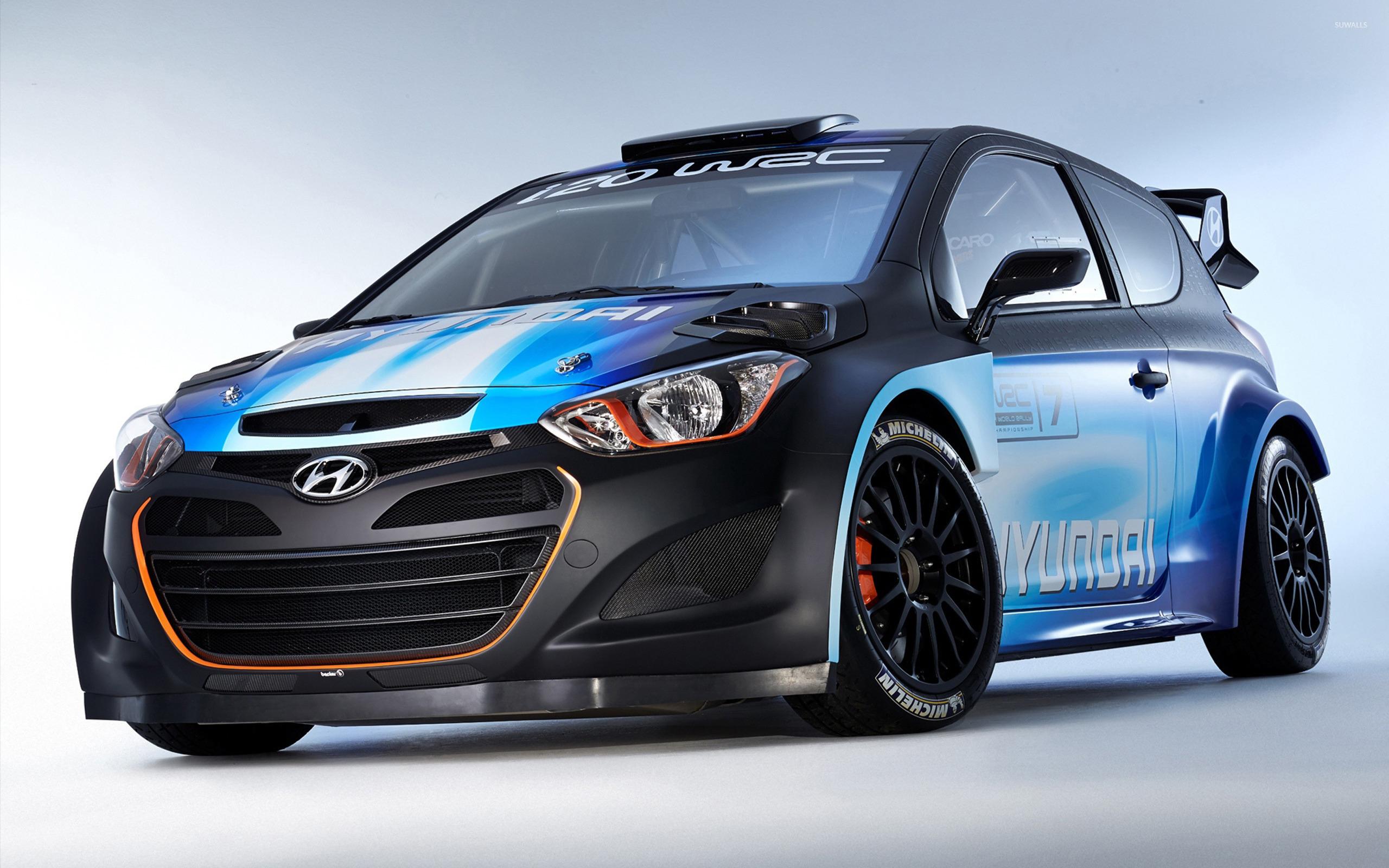 Hyundai i20 WRC front view wallpaper wallpaper