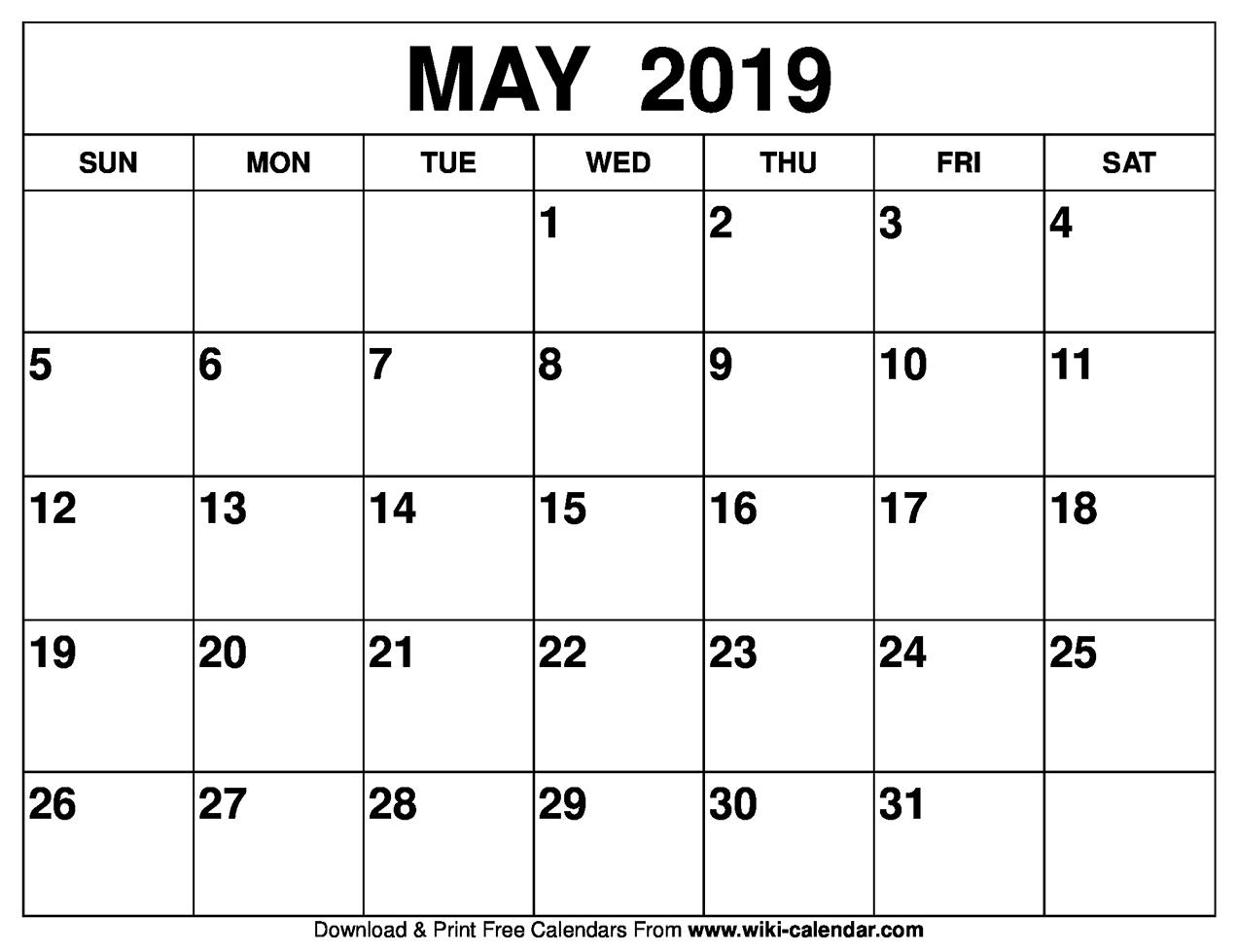 May 2019 Calendar Wallpapers Wallpaper Cave
