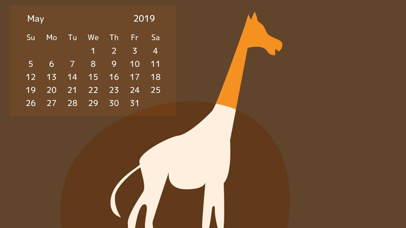 may 2019 calendar desktop wallpaper Calendars