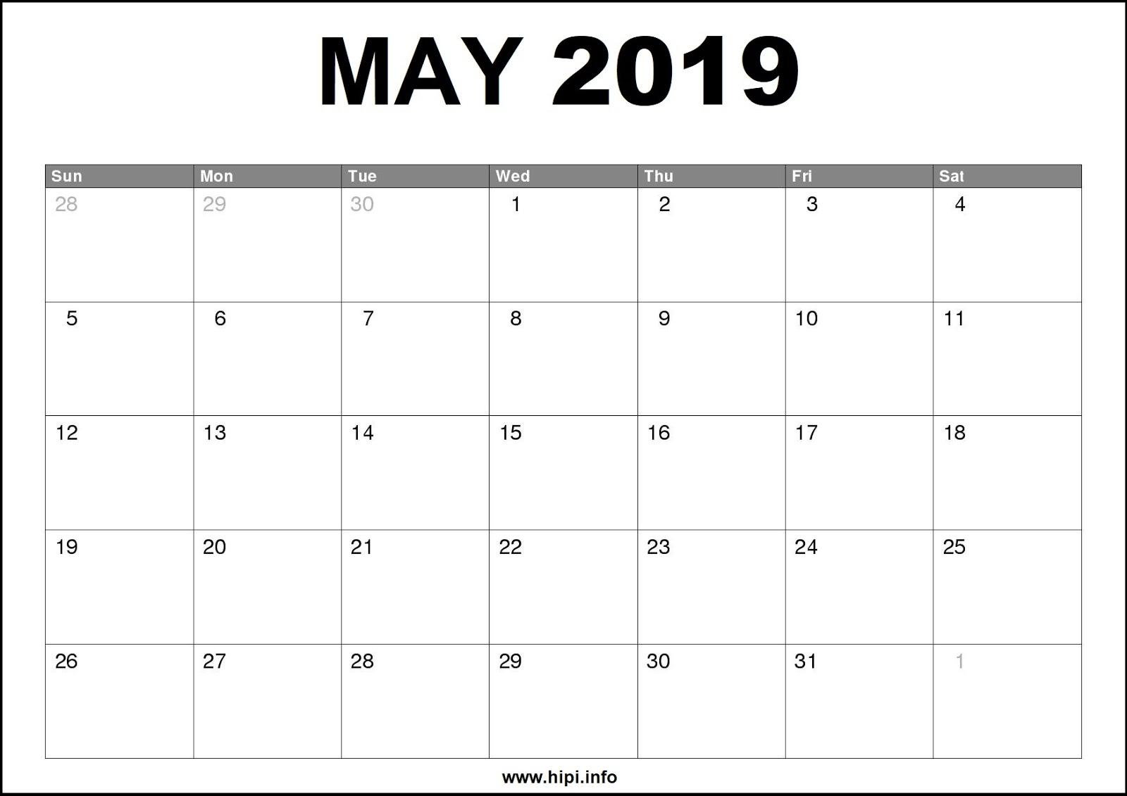 Twitter Headers / Facebook Covers / Wallpaper / Calendars: May 2019