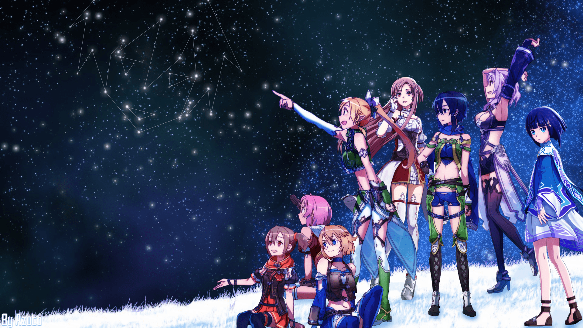 Sharing my latest wallpaper! SAO