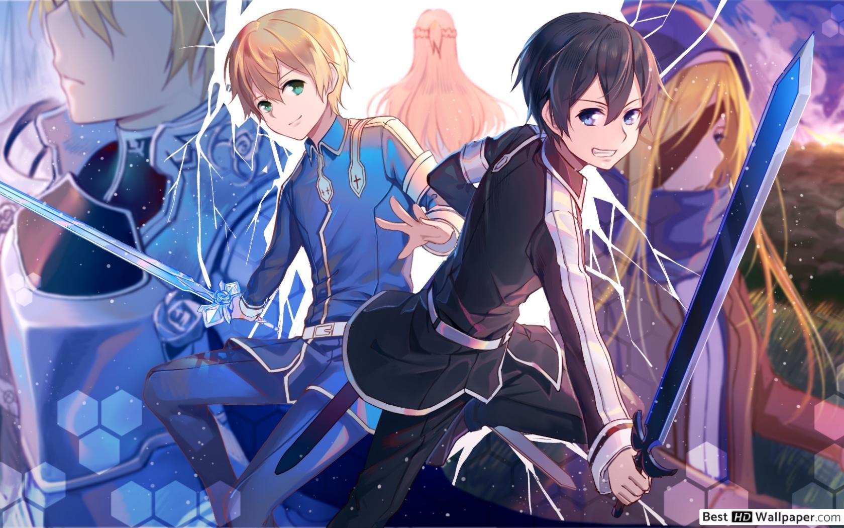 Sword Art Online Alicization & Kazuto Kirigaya HD wallpaper