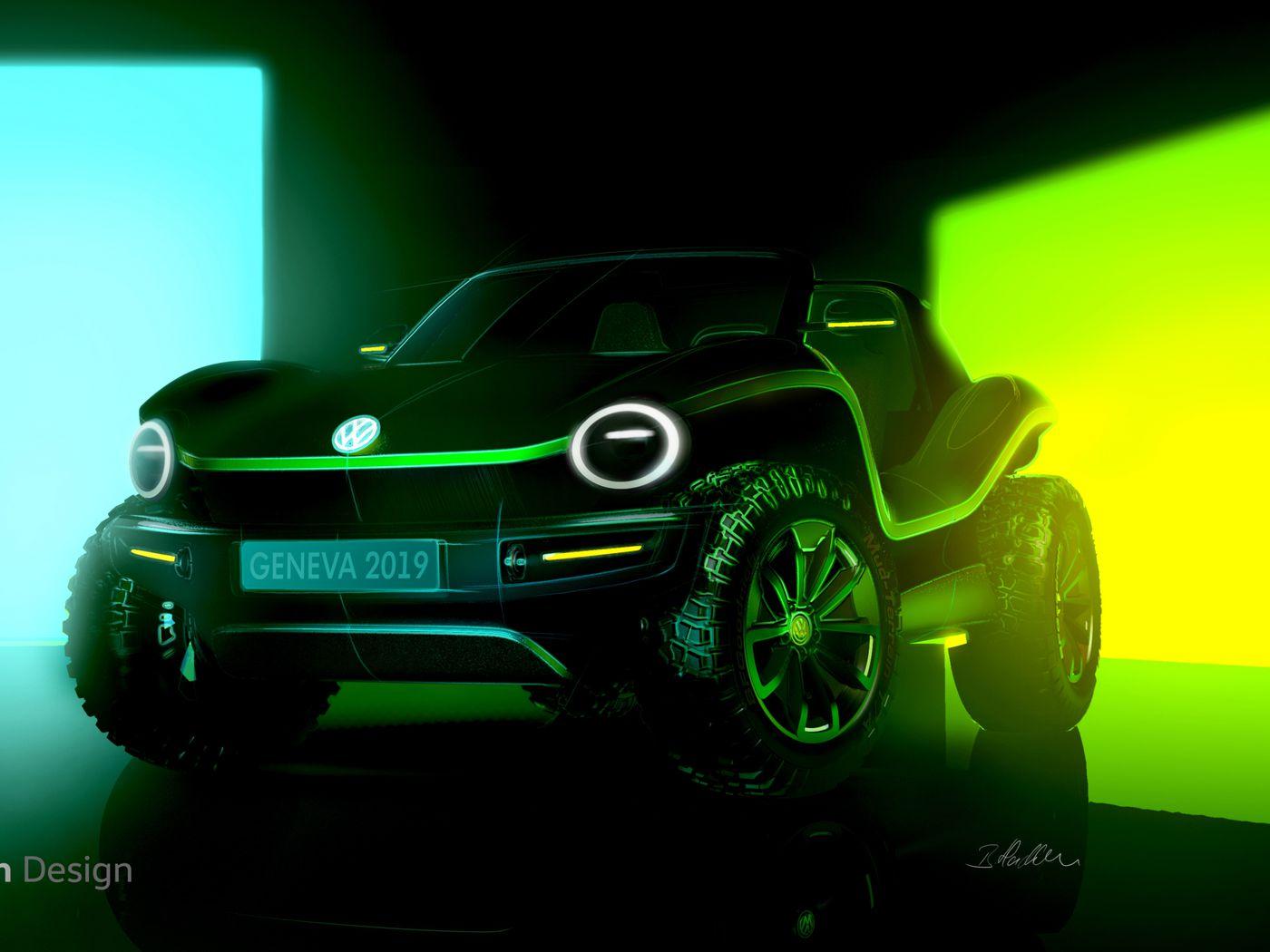 Volkswagen Teases An All Electric Dune Buggy Concept