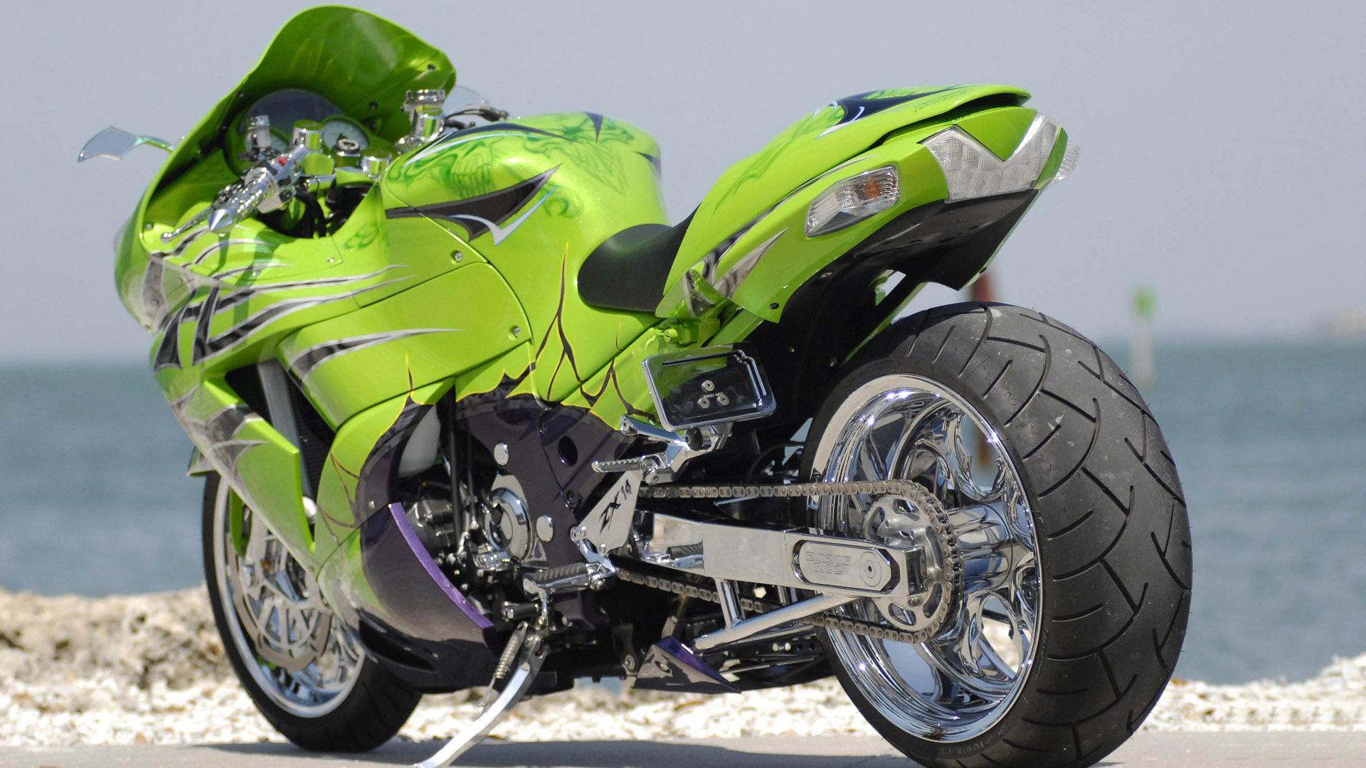 Kawasaki Ninja Motorcycles Kawasaki ninja zx14 HD Wallpaper