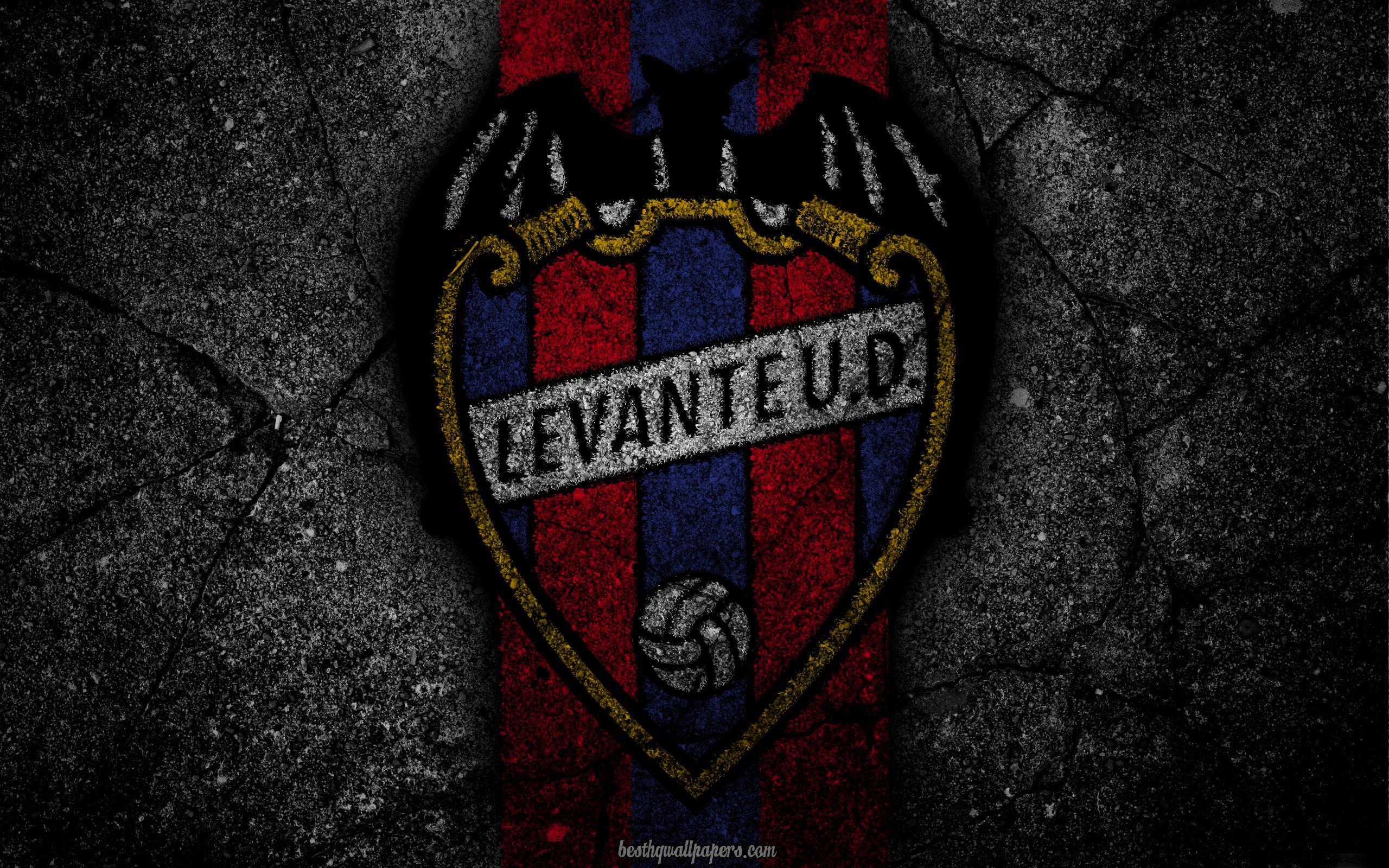 Download wallpaper Levante, logo, art, La Liga, soccer, football