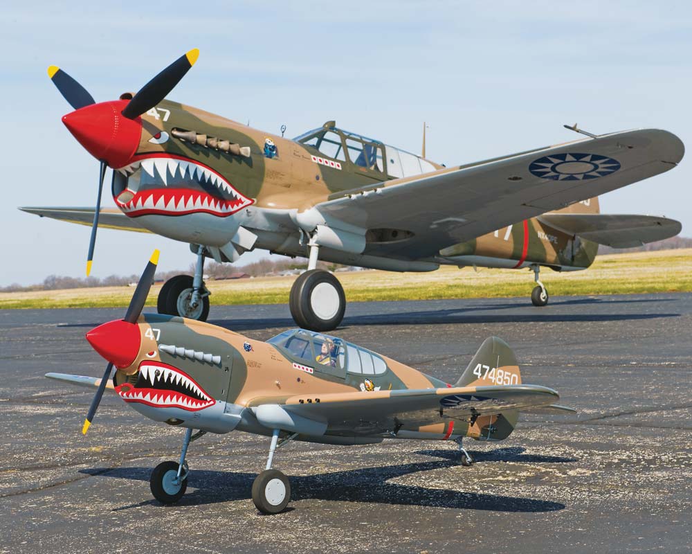 Top Flite P 40 Warhawk Almost Ready To Fly Giant Scale Model