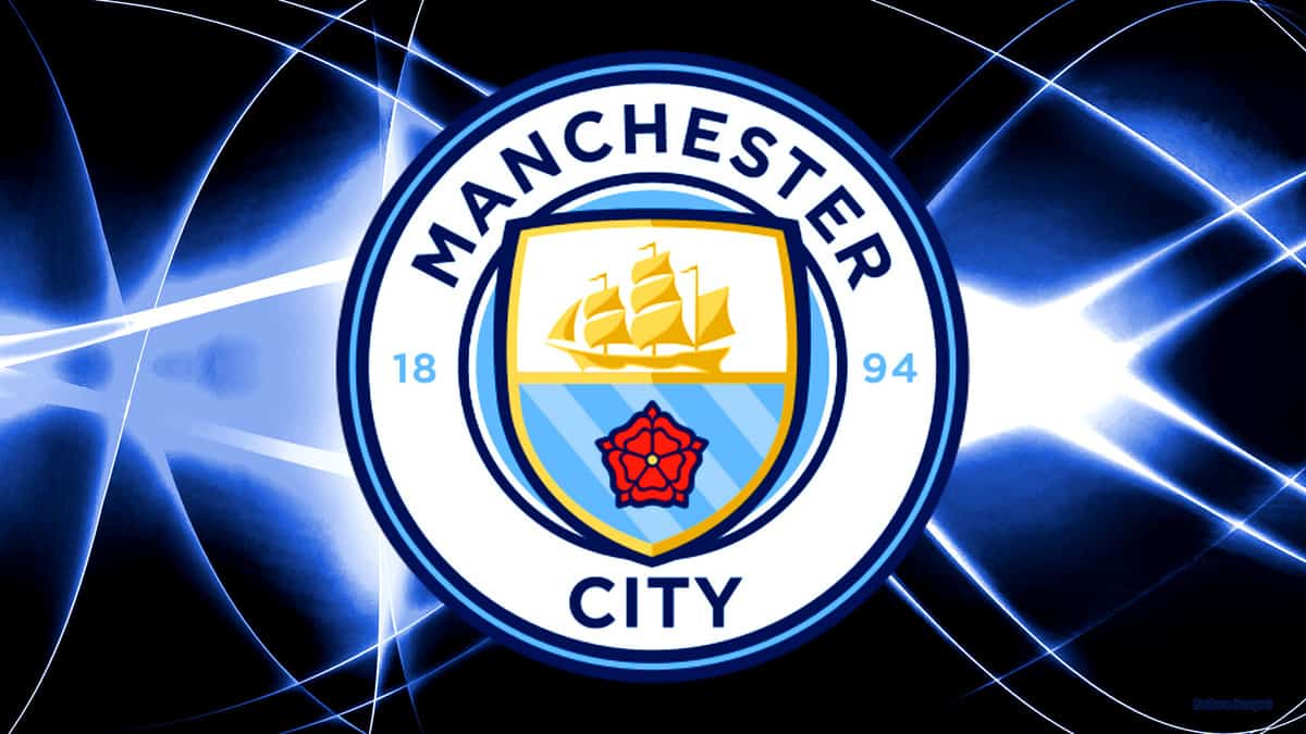 Blue Manchester City Football Club Wallpaper
