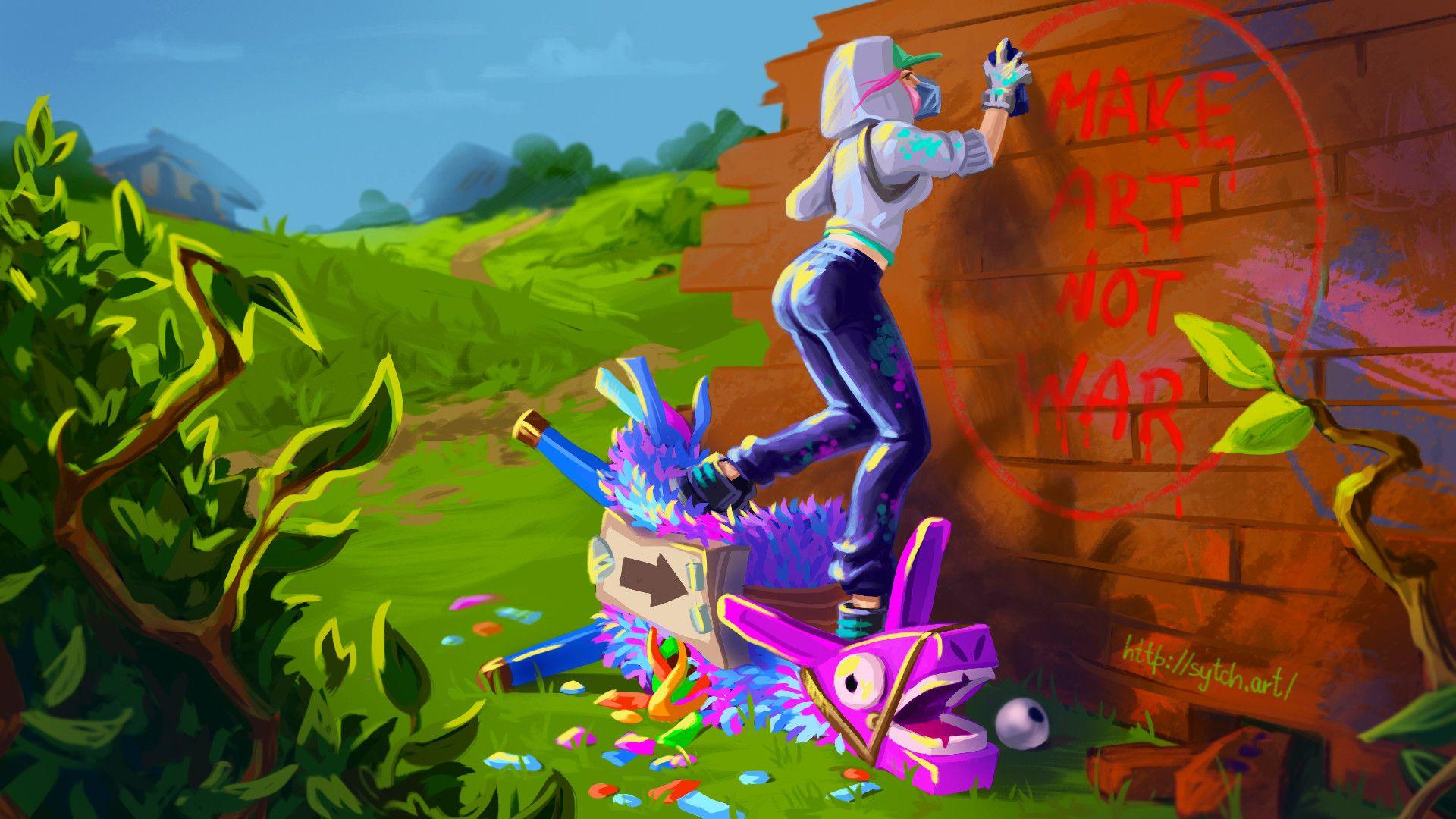 Llama Fortnite Man Wallpaper Free Llama Fortnite Man