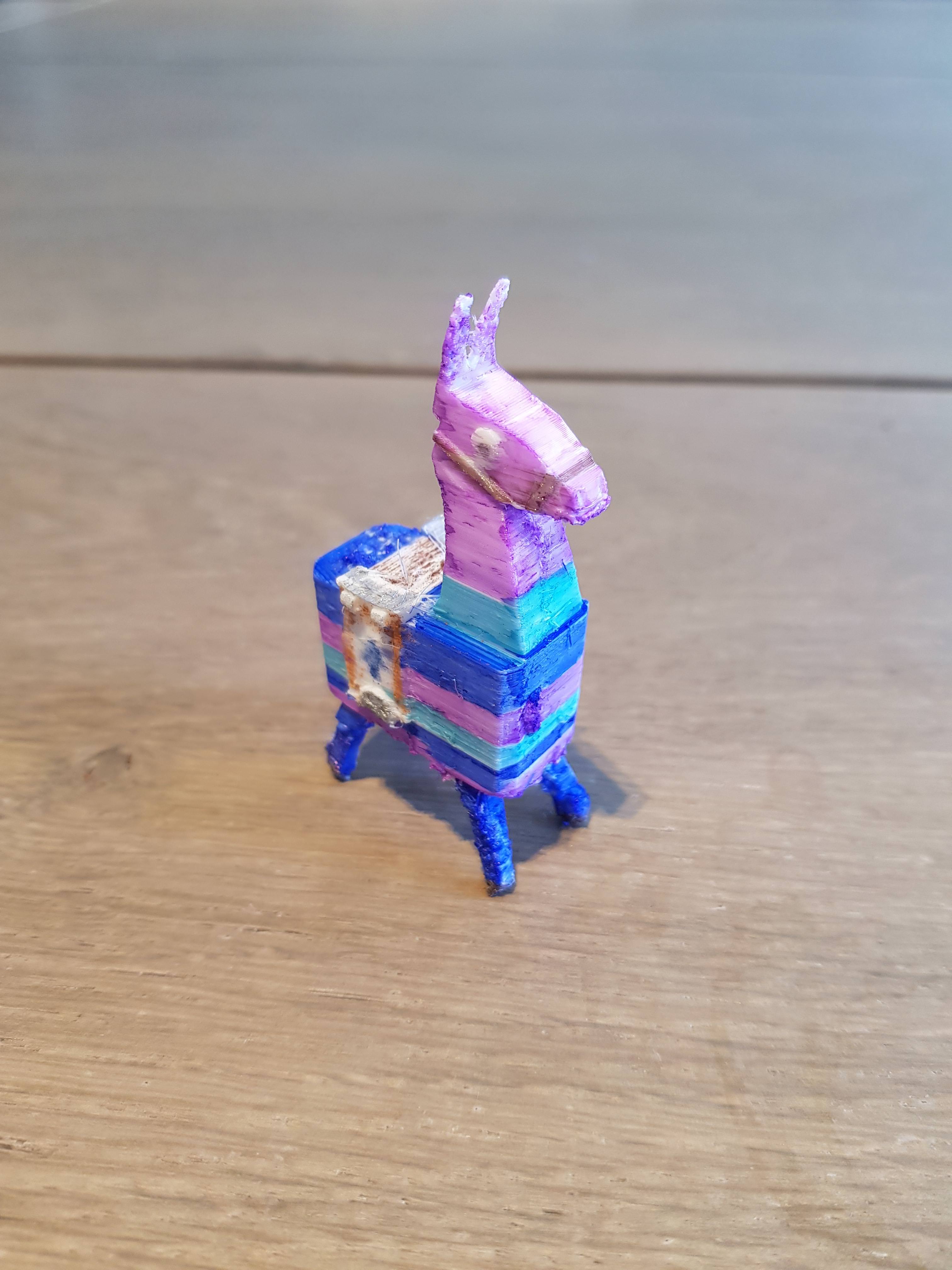 I 3D printed a loot llama