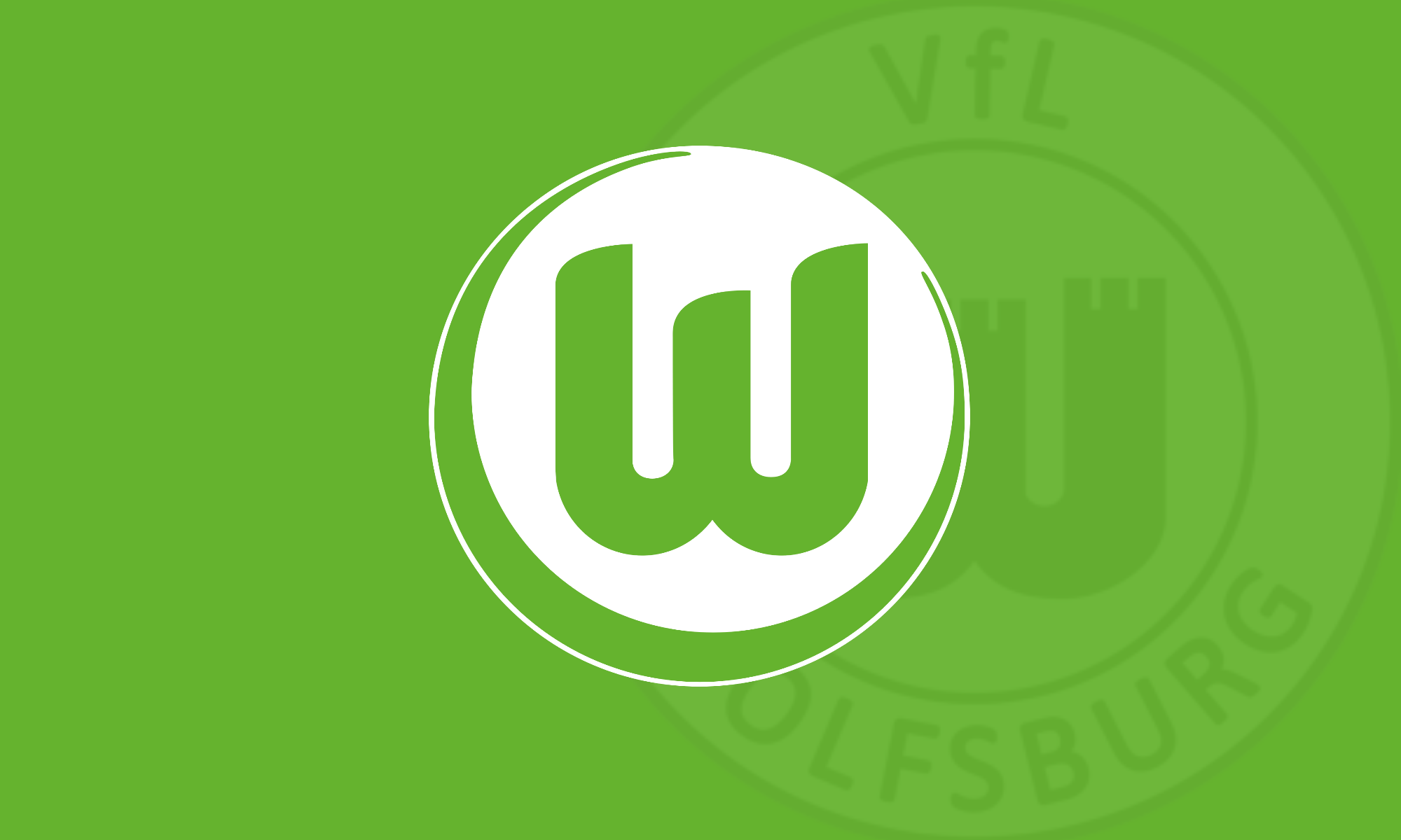 VfL Wolfsburg wallpaper including retro badge [OC]