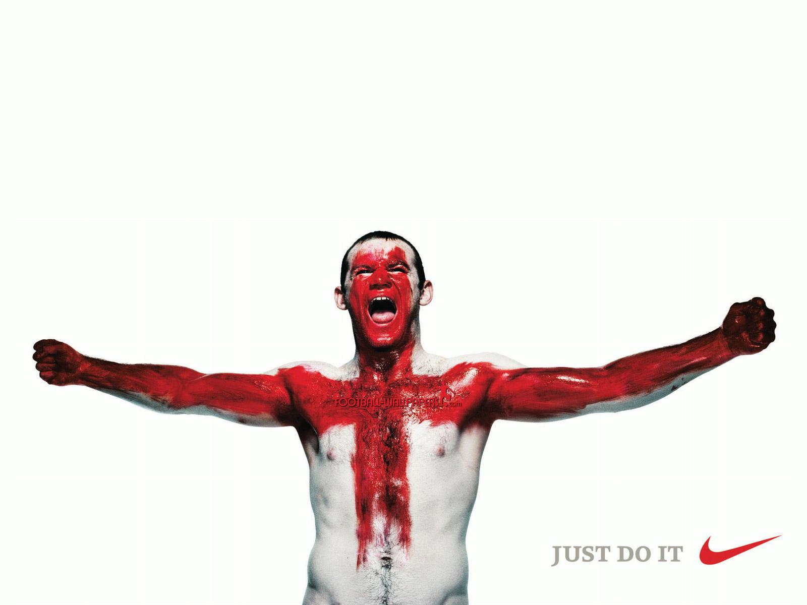 Soccer image Rooney NIKE Just do it HD wallpaper and background