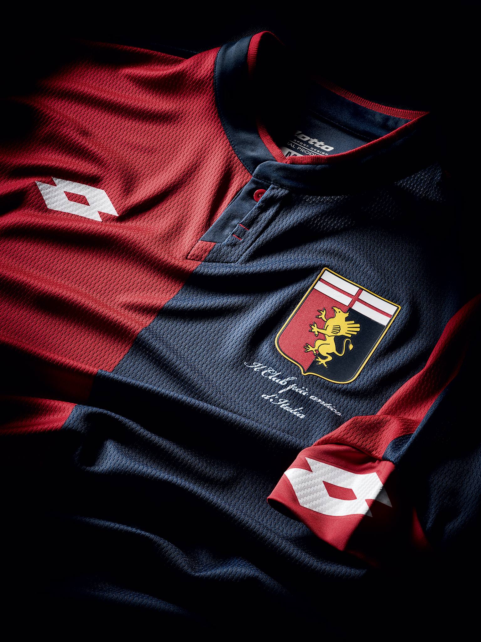 Genoa 2017 18 Home Kit By Lotto