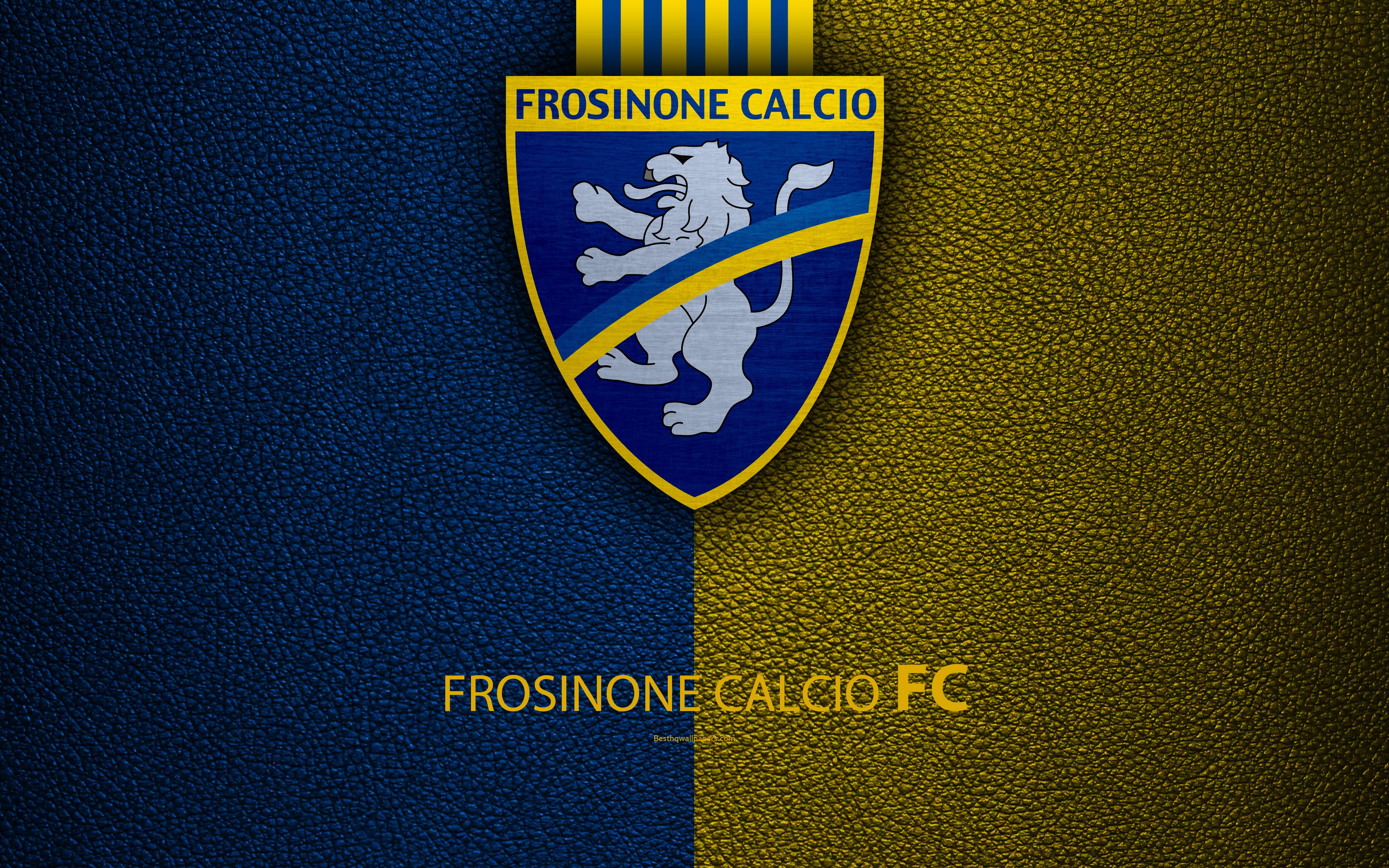 Download wallpaper Frosinone Calcio, 4k, Italian football club