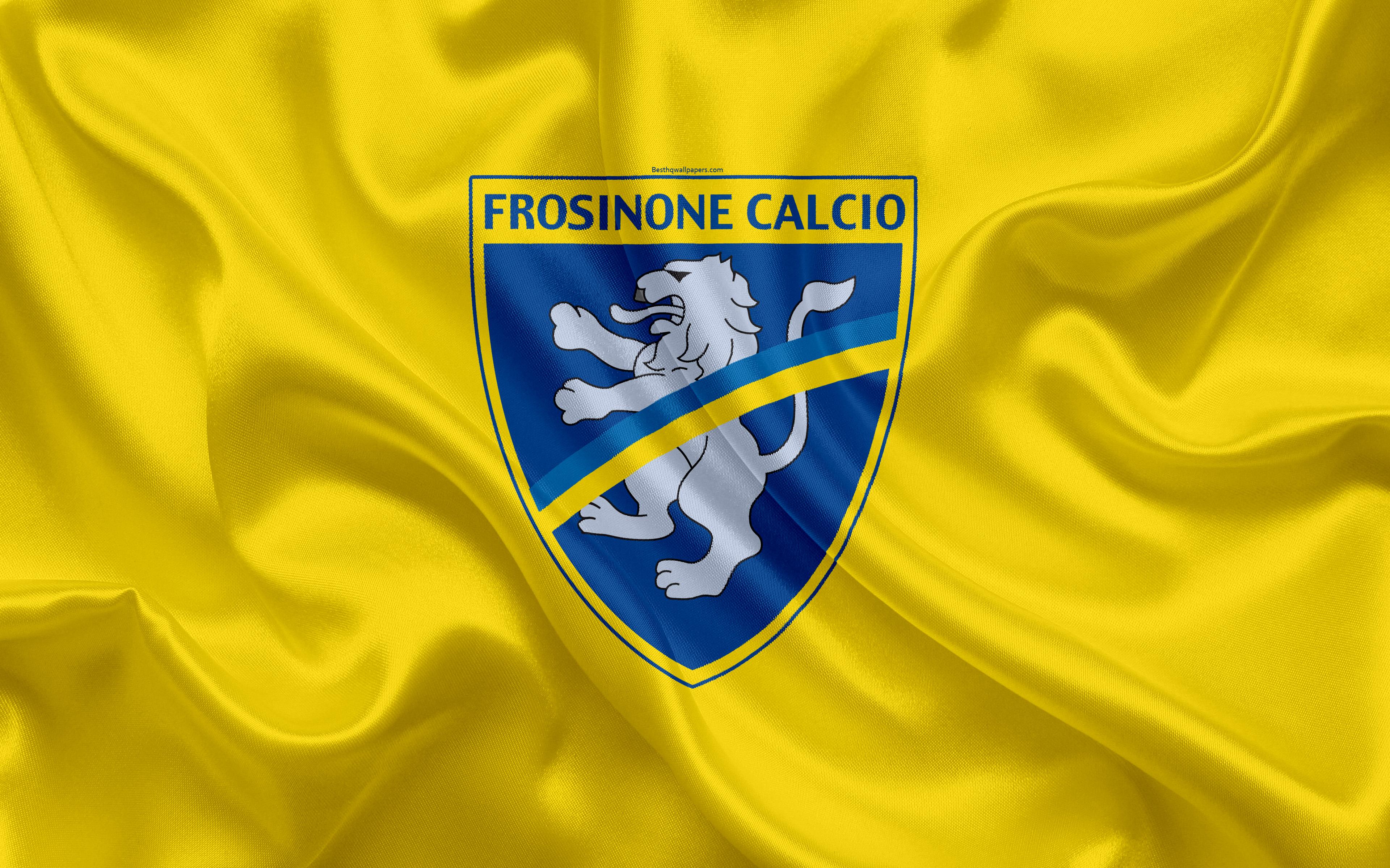 Download wallpaper Frosinone Calcio, FC, 4k, Serie B, football