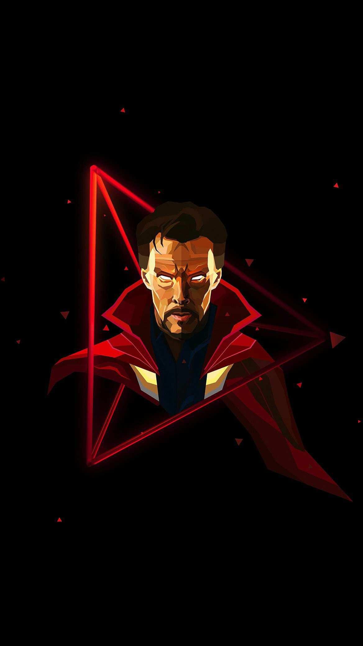 Doctor Strange Neon Avengers infinity War Wallpaper