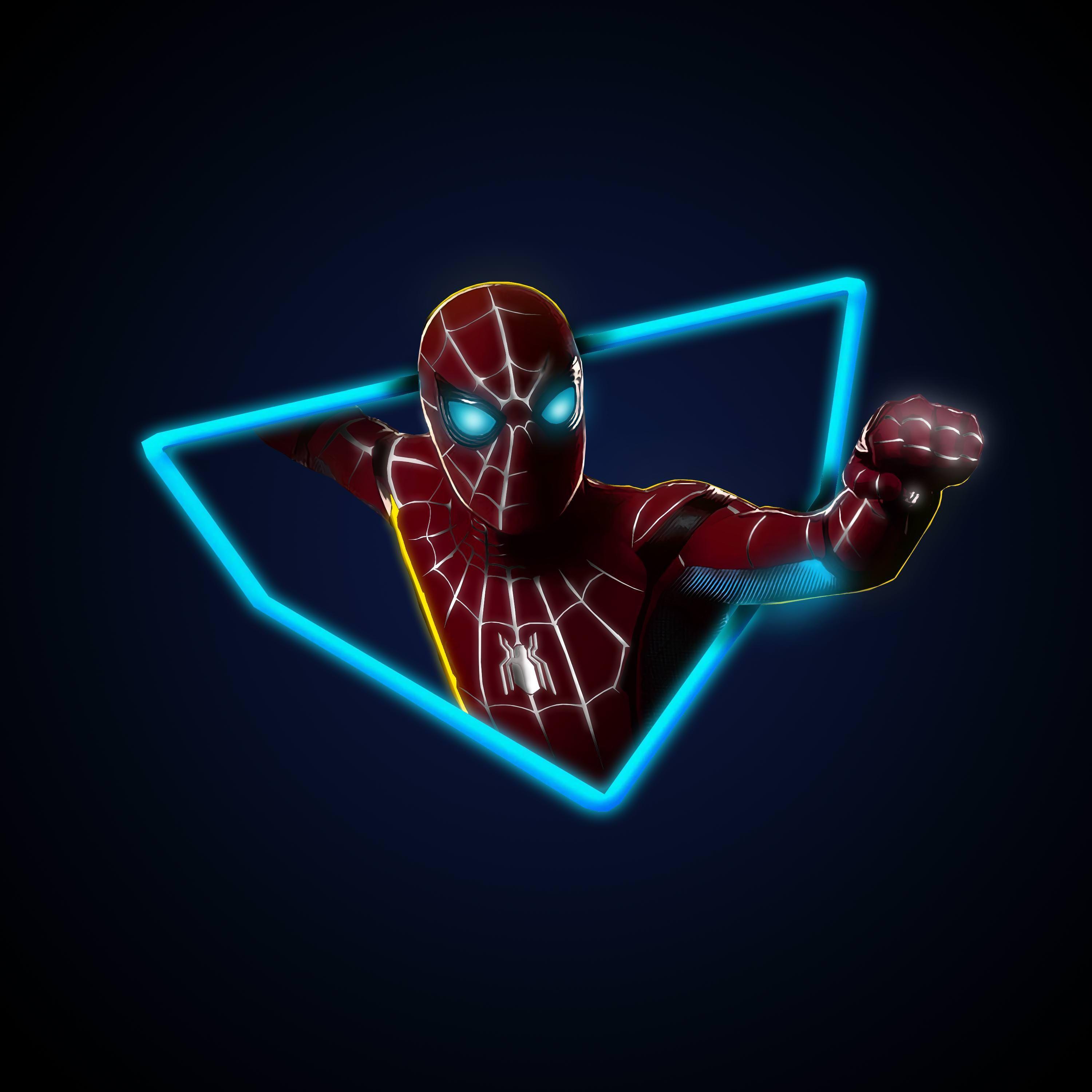  Spider Man  Neon  Wallpapers  Wallpaper  Cave