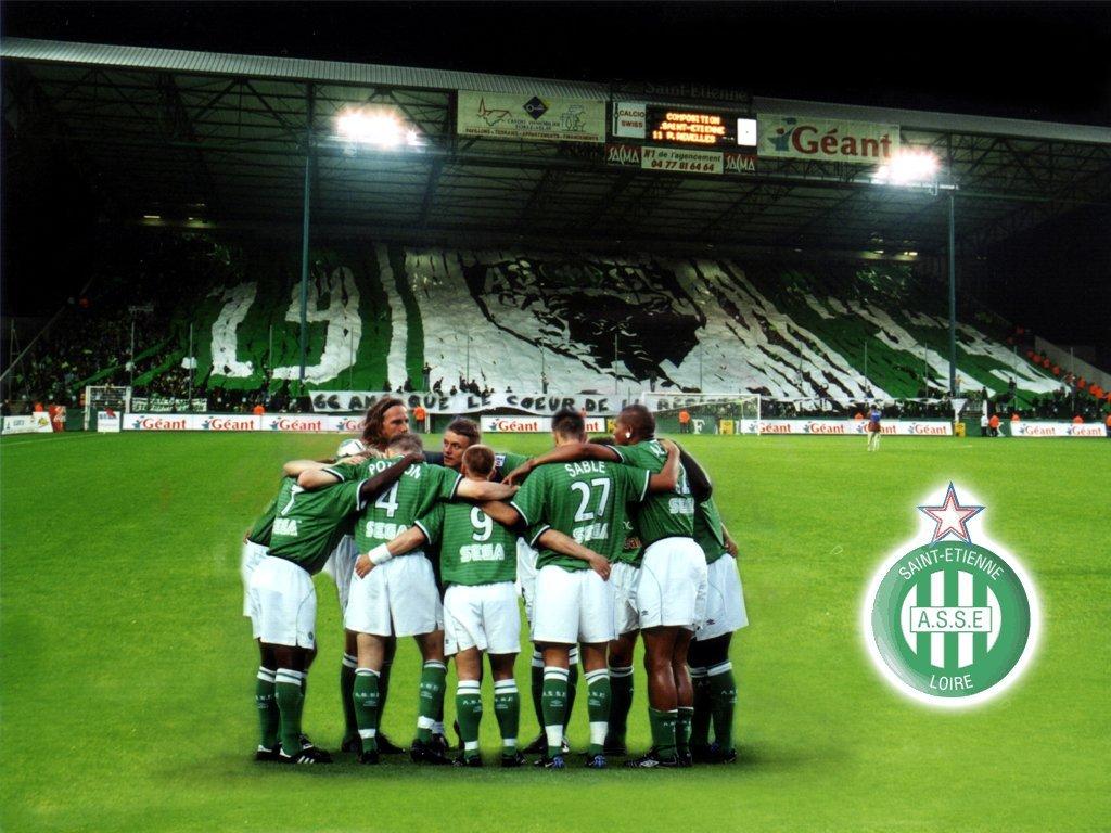 Download Wallpaper Green Grass Football Stadium Saint Etienne