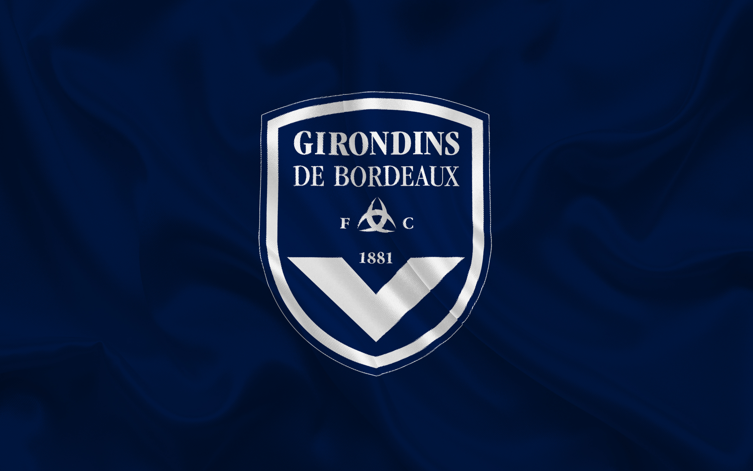 Download wallpaper Bordeaux, Football club, France, Ligue emblem