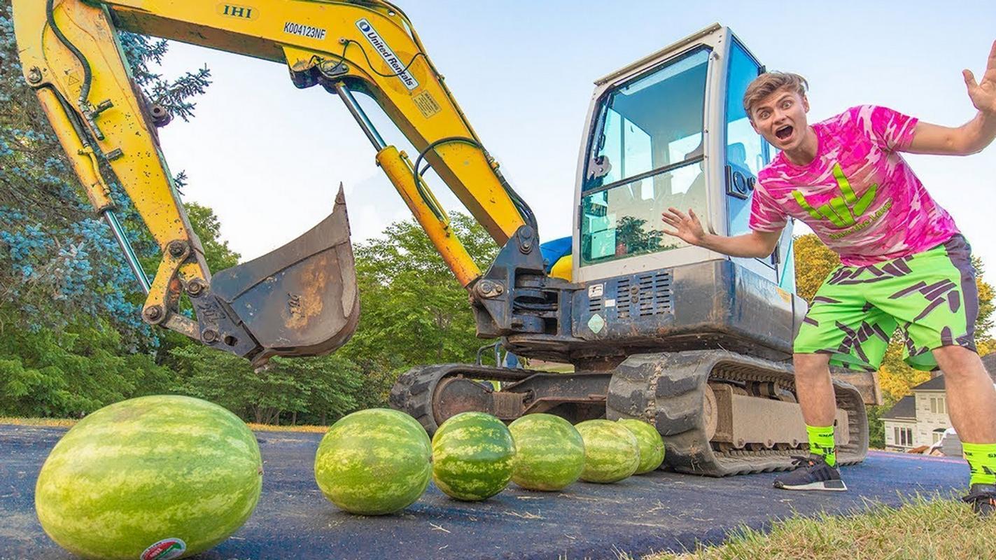 Smashing Watermelons With Breast