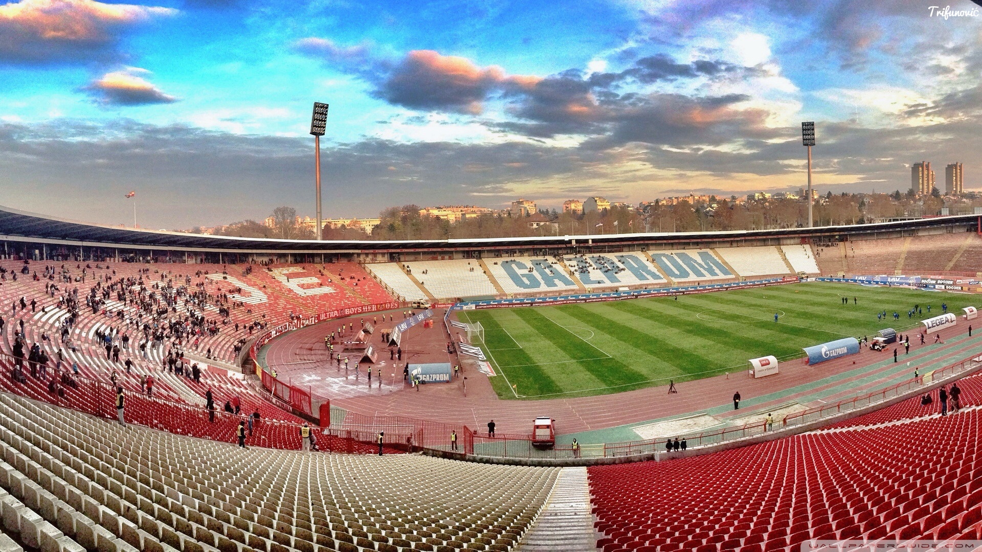 Red Star Belgrade Stadium HDR ❤ 4K HD Desktop Wallpaper