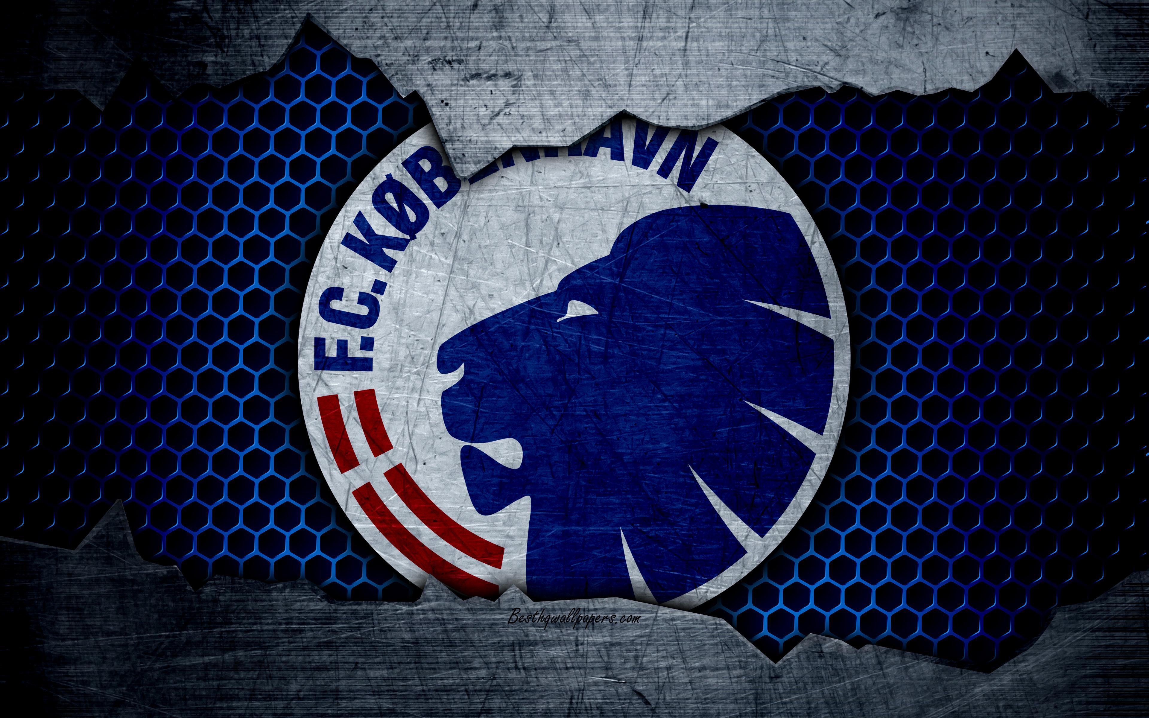 Download wallpaper FC Copenhagen, 4k, logo, MLS, soccer, Danish