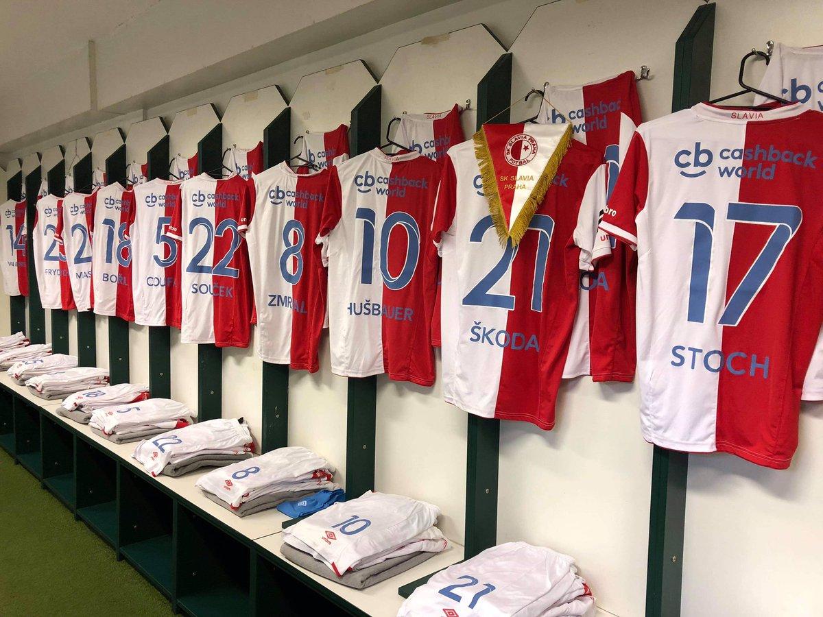 SK Slavia Prague EN dressing room in Ďolíček is
