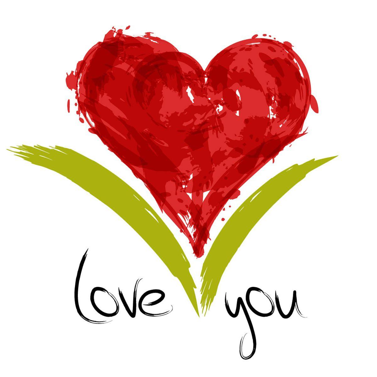 Lovw You Whatsapp Dp Wallpaper Wallpaper. Painted hearts, Love wallpaper, Love image