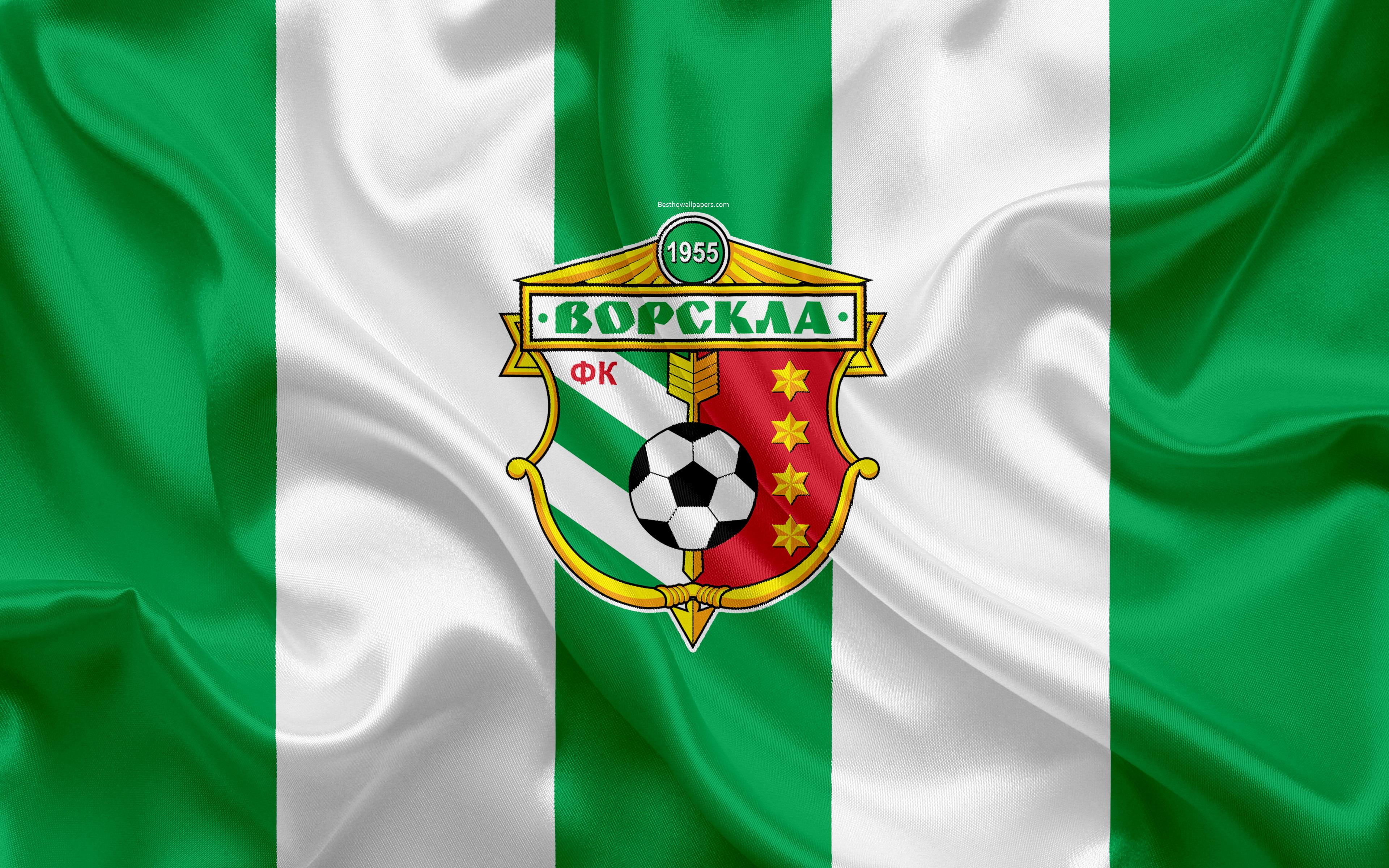 Download wallpaper FC Vorskla Poltava, 4k, Ukrainian football club