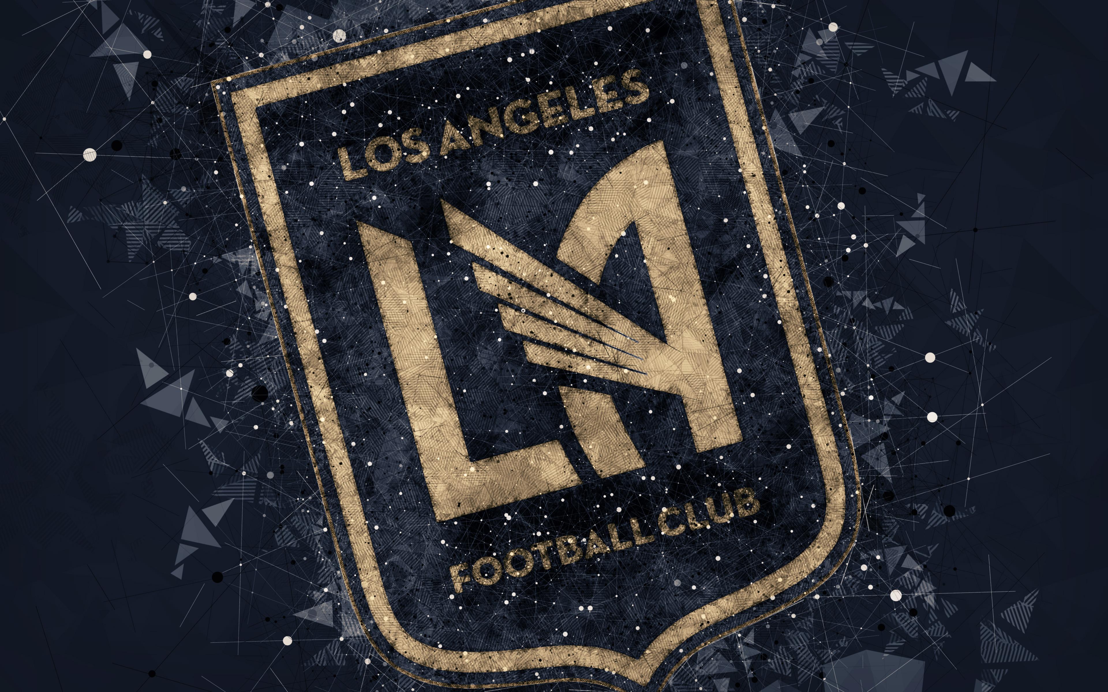 Los Angeles Football Club Logo 4k Ultra HD Wallpaper. Background