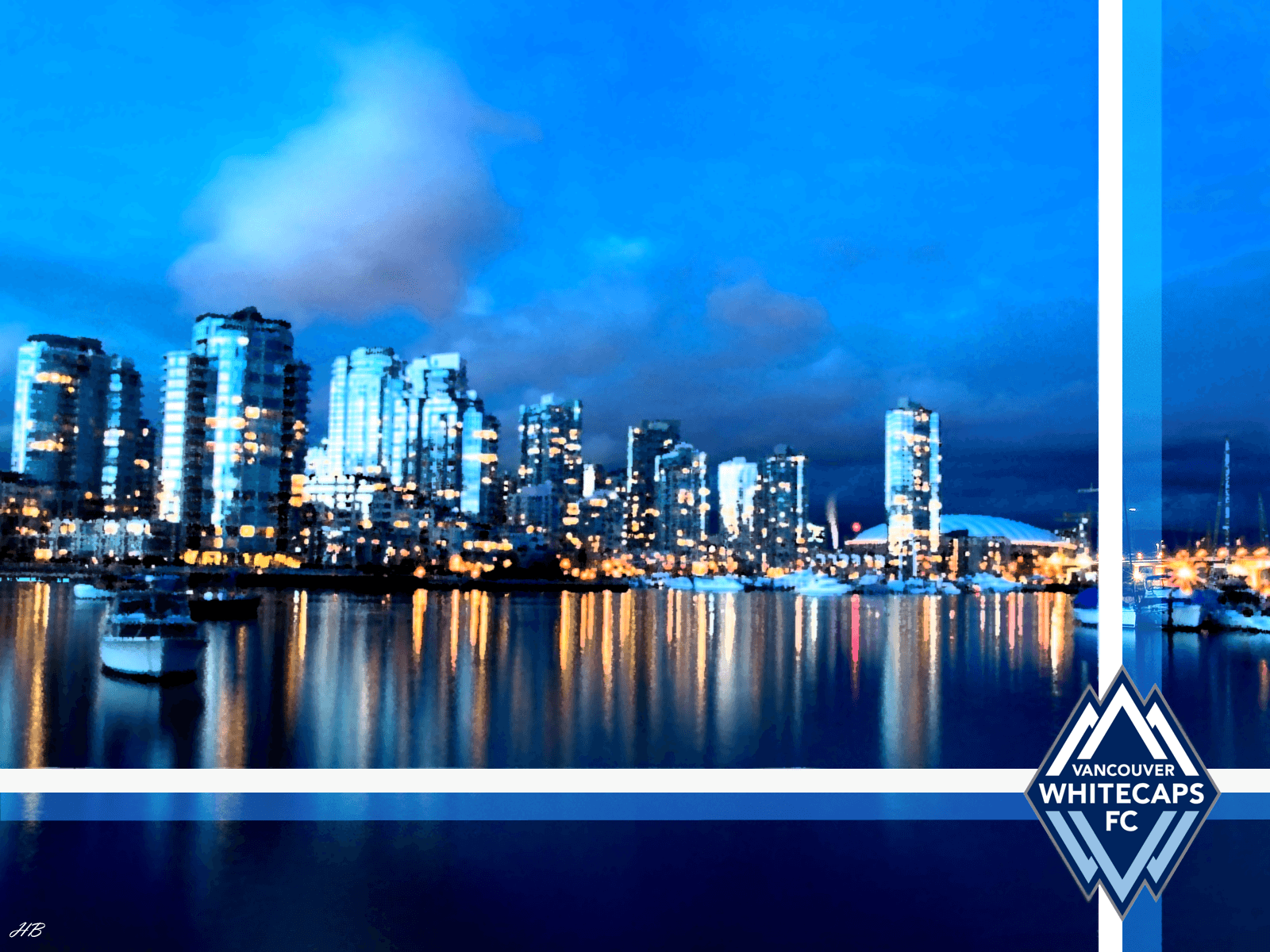 Download wallpapers Vancouver Whitecaps, golden logo, MLS, blue metal  background, canadian soccer club, Vancouver Whitecaps FC, United Soccer  League, Vancouver Whitecaps logo, soccer, USA for desktop with resolution  2880x1800. High Quality HD