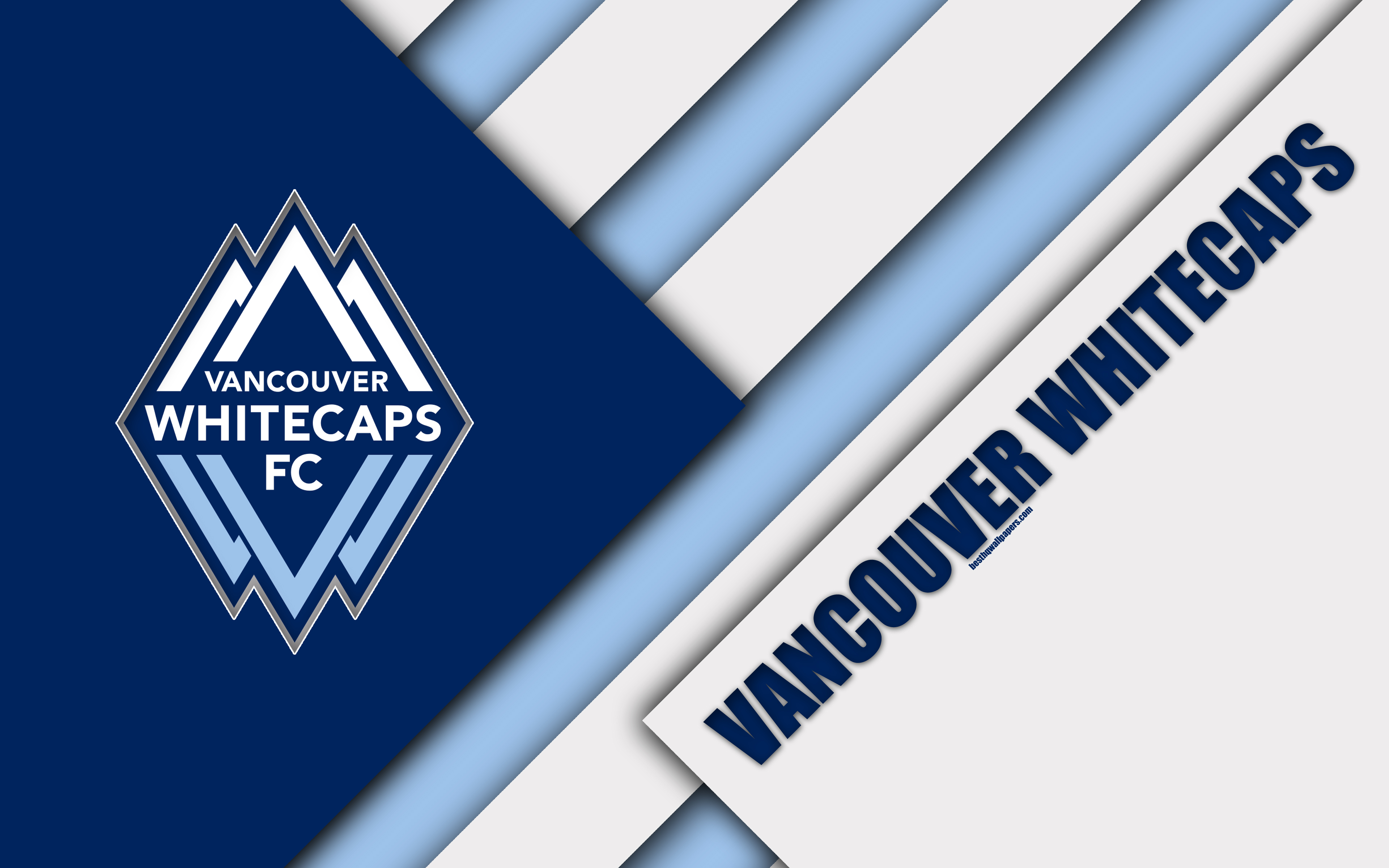 Download wallpaper Vancouver Whitecaps FC, Canada, material design