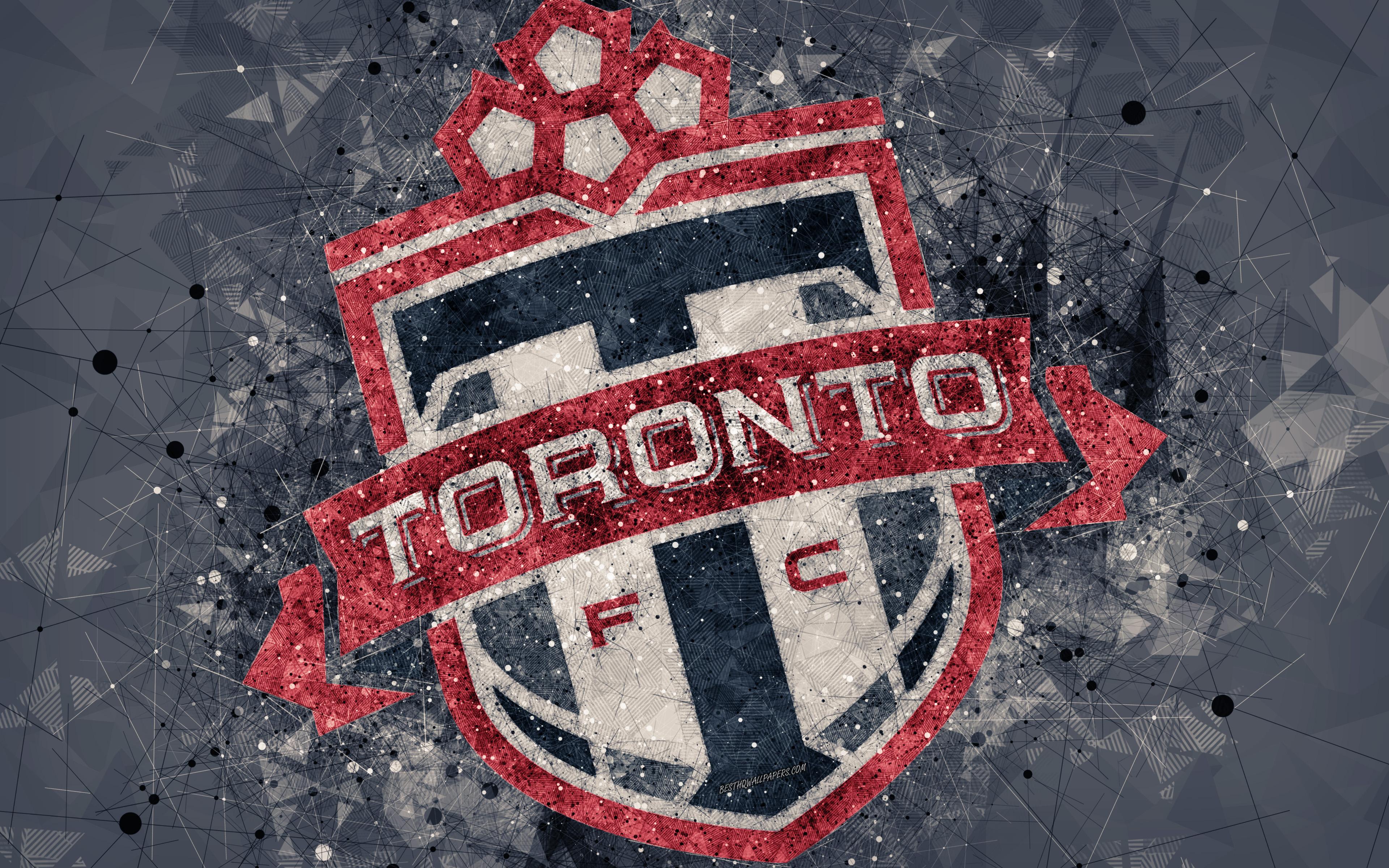 Download wallpaper Toronto FC, 4k, American soccer club, logo