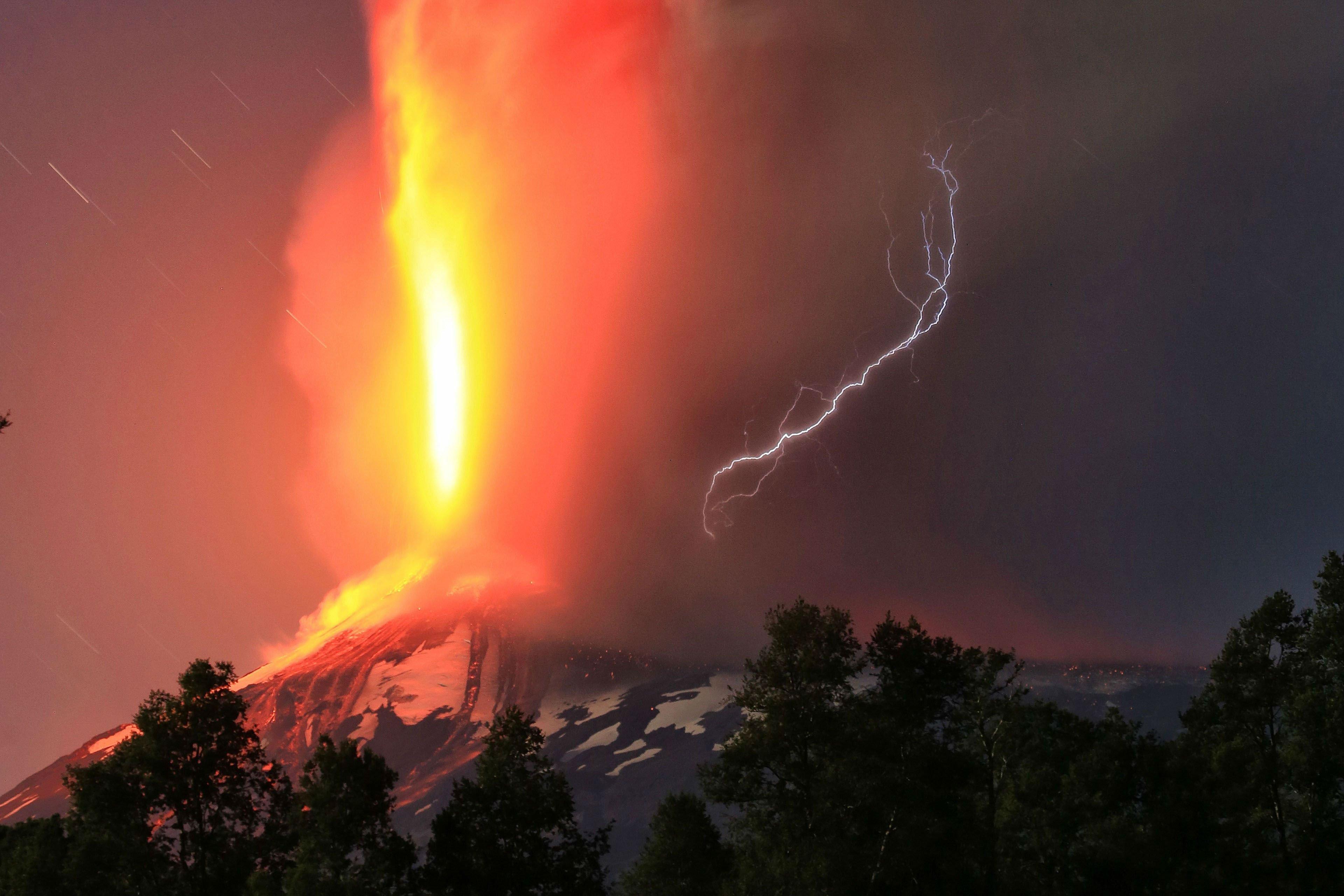 Стихийные бедствия извержение вулкана