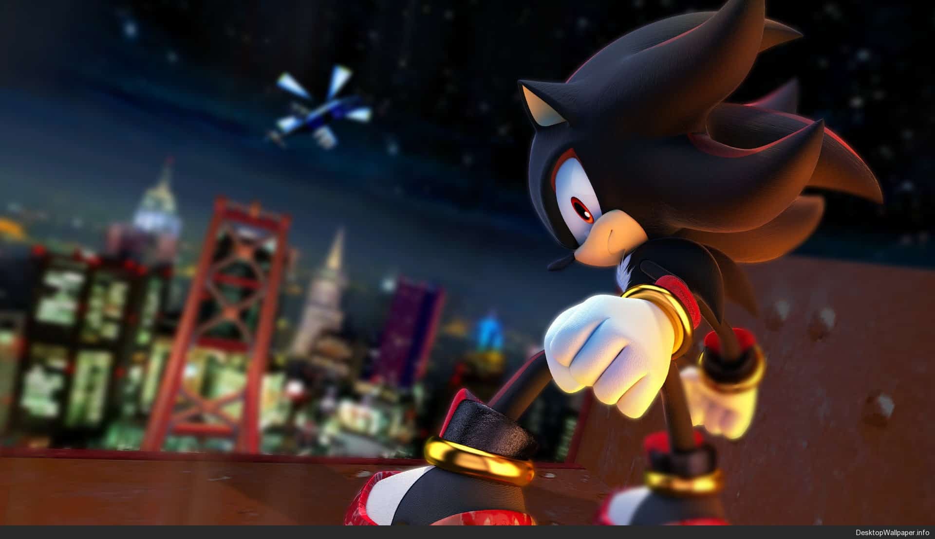 shadow the hedgehog flying sonic dash landscape wallpaper. Desktop