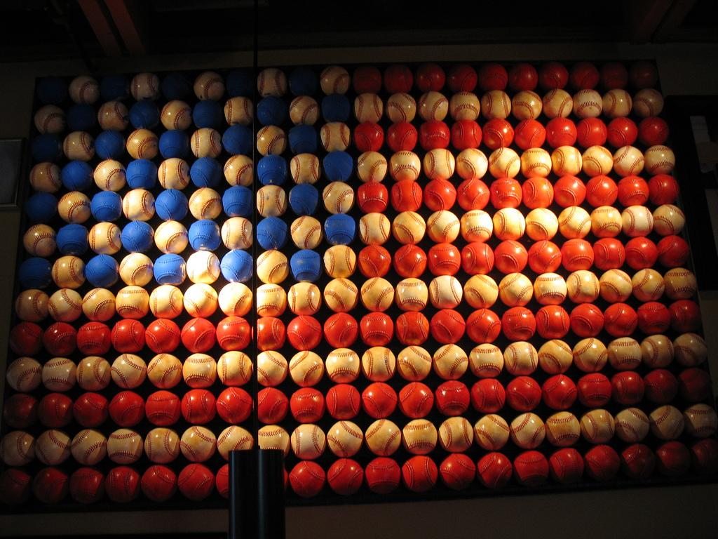 baseball US flag. I see great things in baseball. It's our