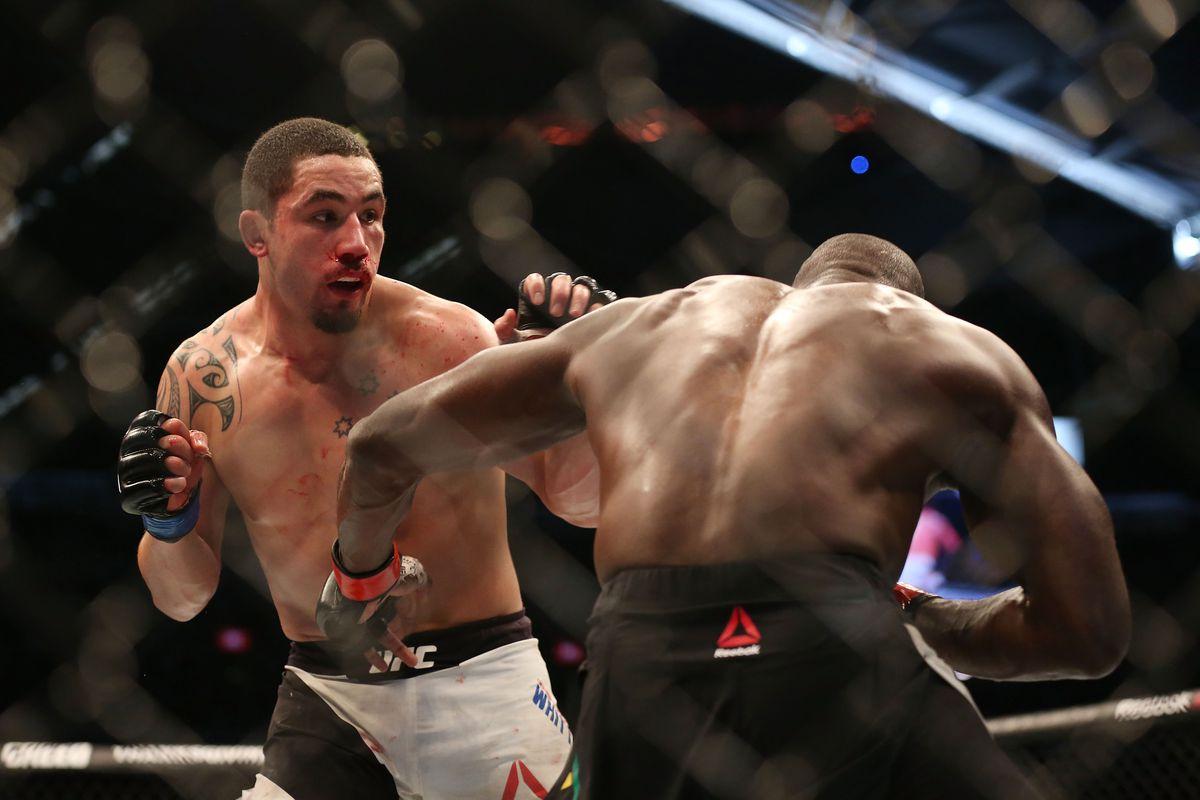 Robert Whittaker isn't afraid to break his hand fighting Jacare