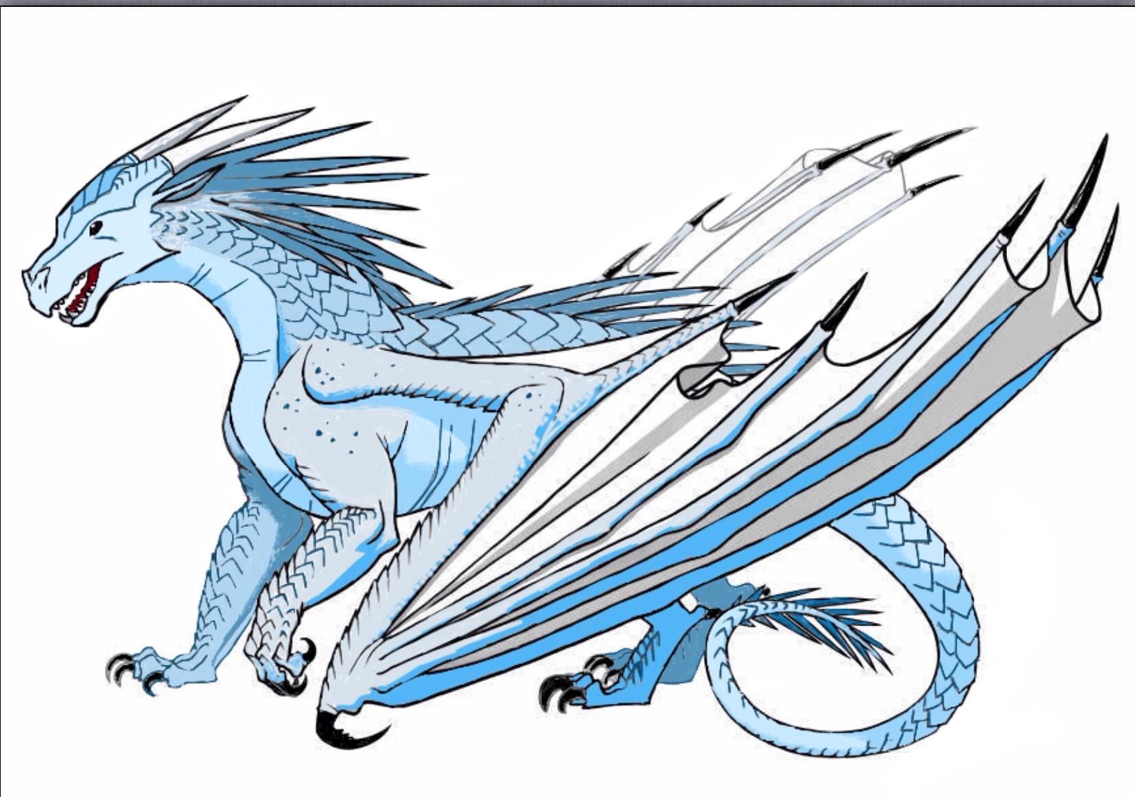 wings of fire image Colored icewing HD wallpaper and background