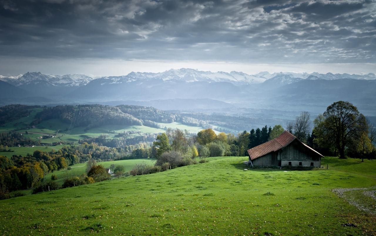 Swiss wallpaper. Swiss