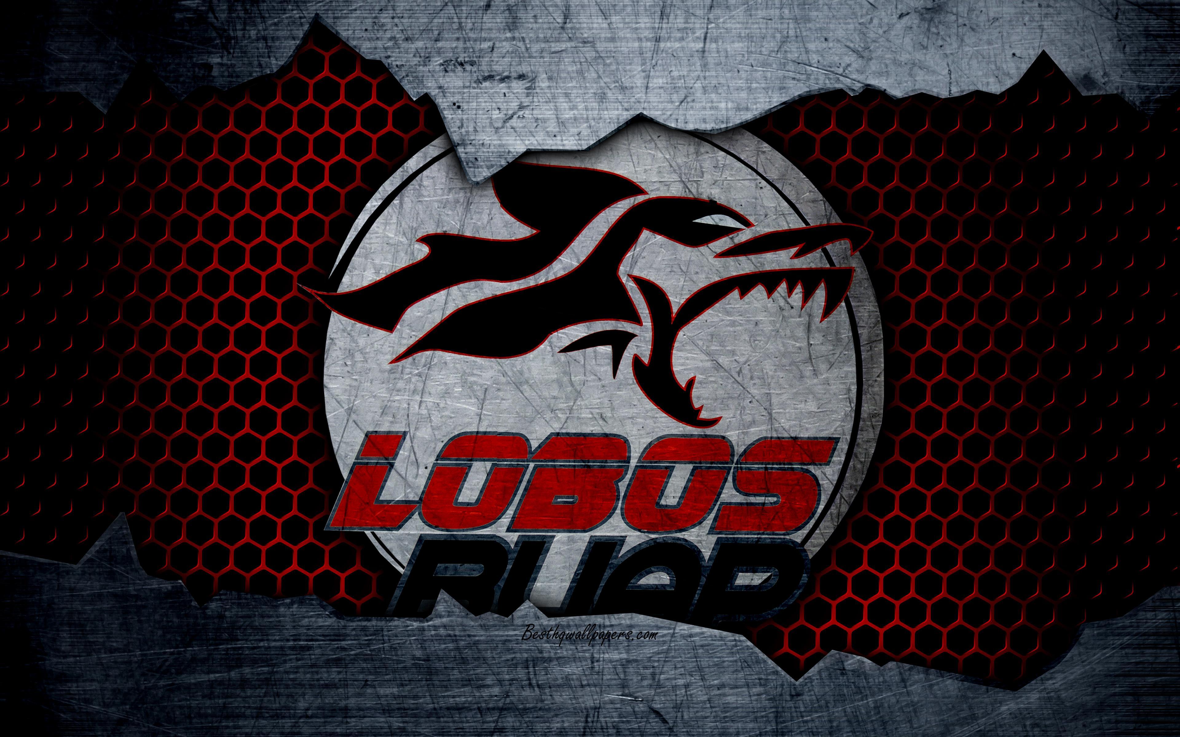Download wallpaper Lobos BUAP, 4k, logo, Liga MX, soccer, Primera