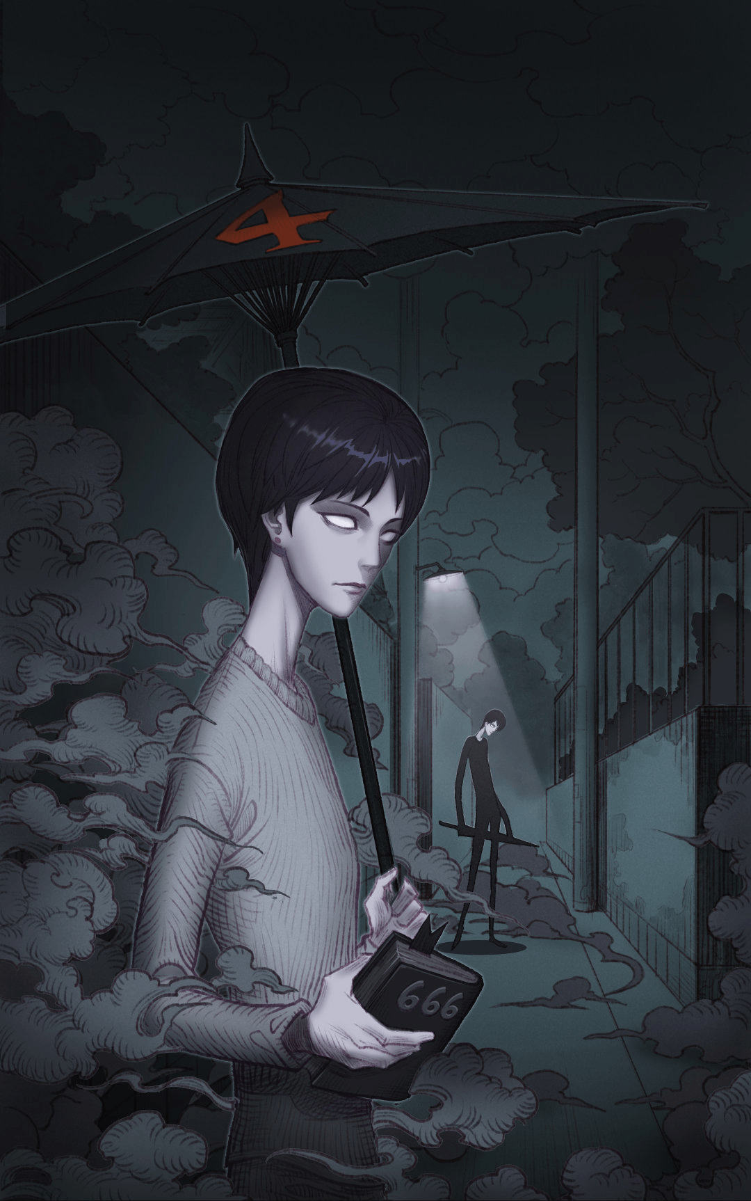 Identity V X Junji Ito Collection crossover event countdown posters