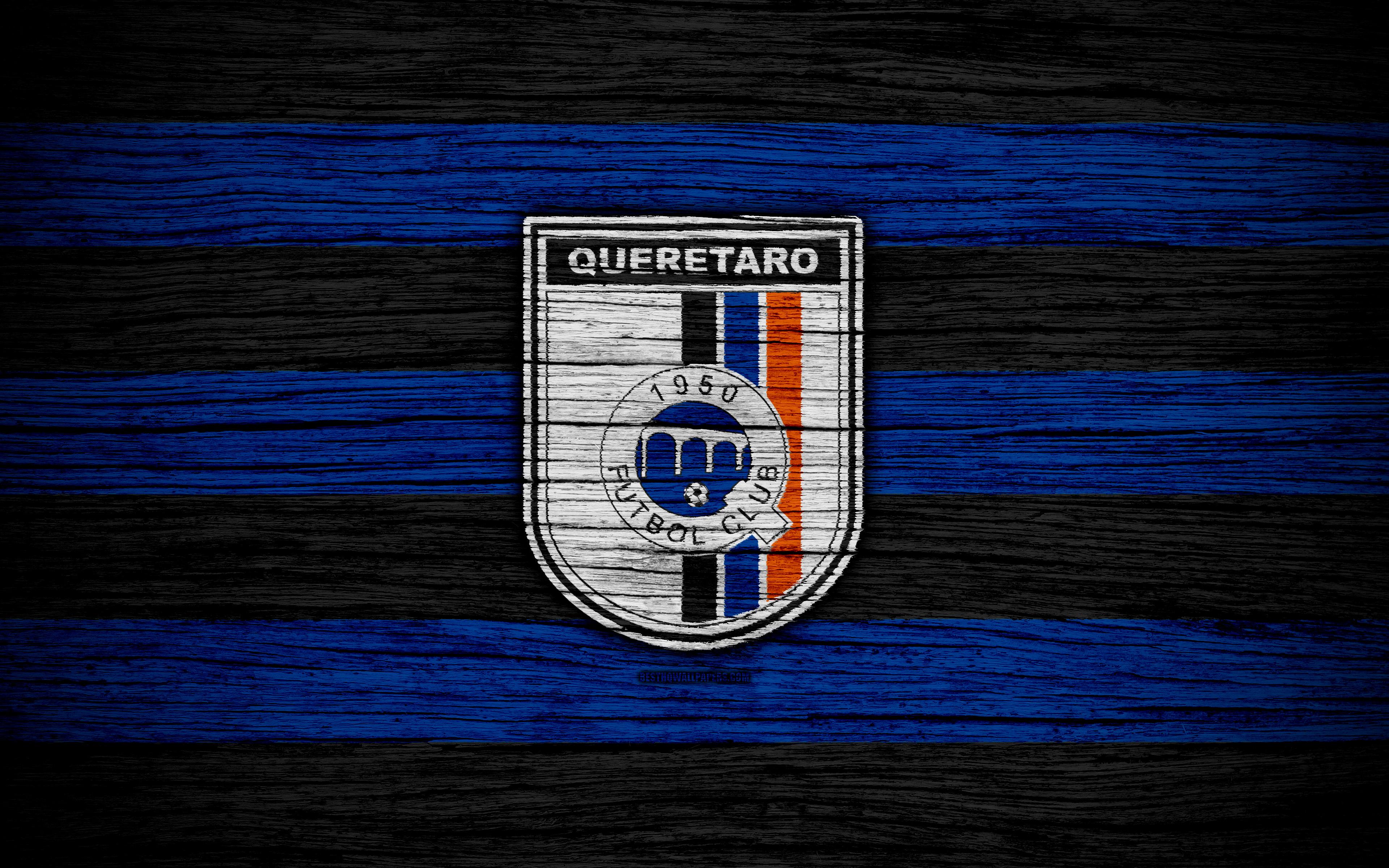 Download wallpaper Queretaro FC, 4k, Liga MX, football, Primera