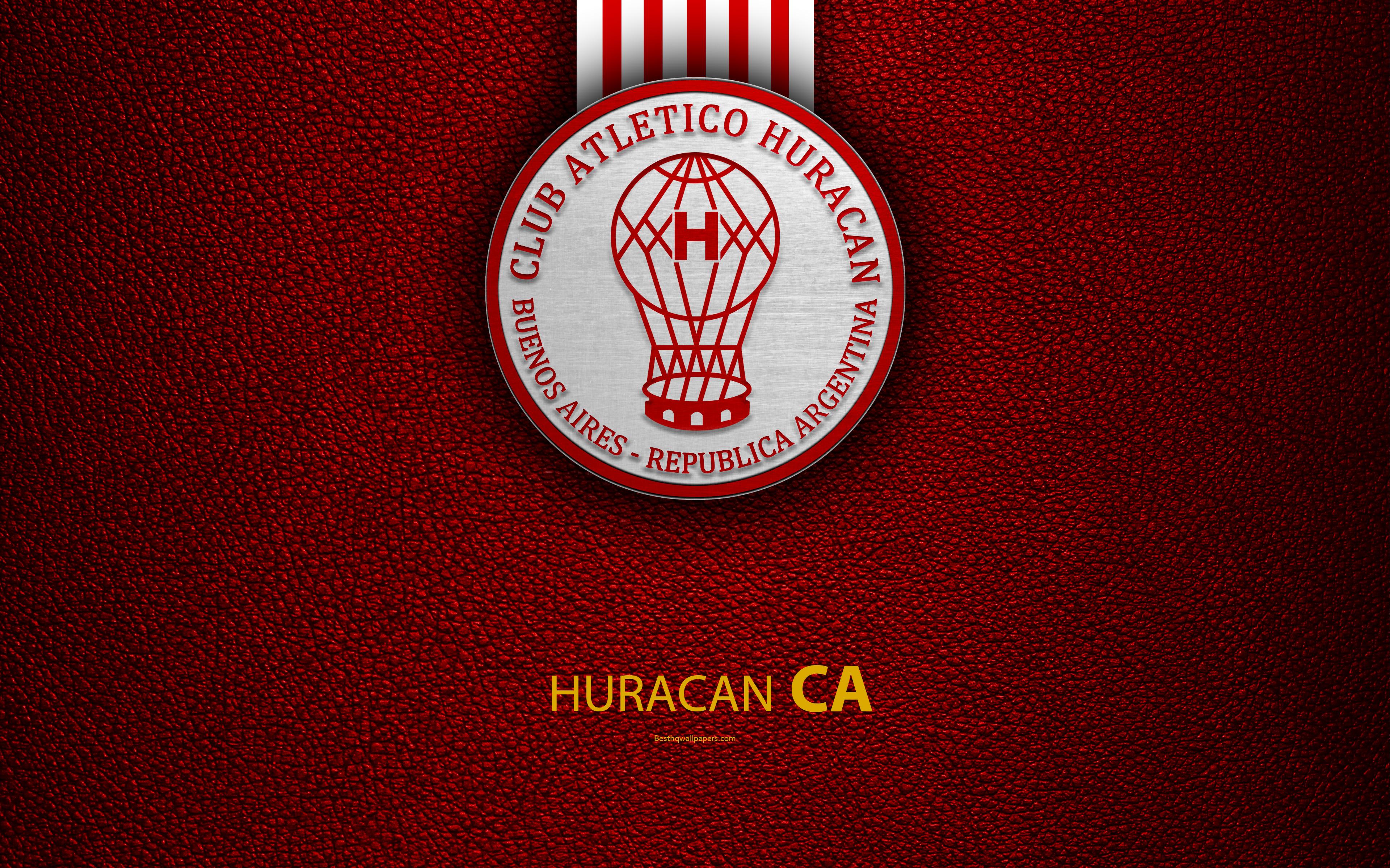 Download wallpaper Club Atletico Huracan, 4k, logo, Parque