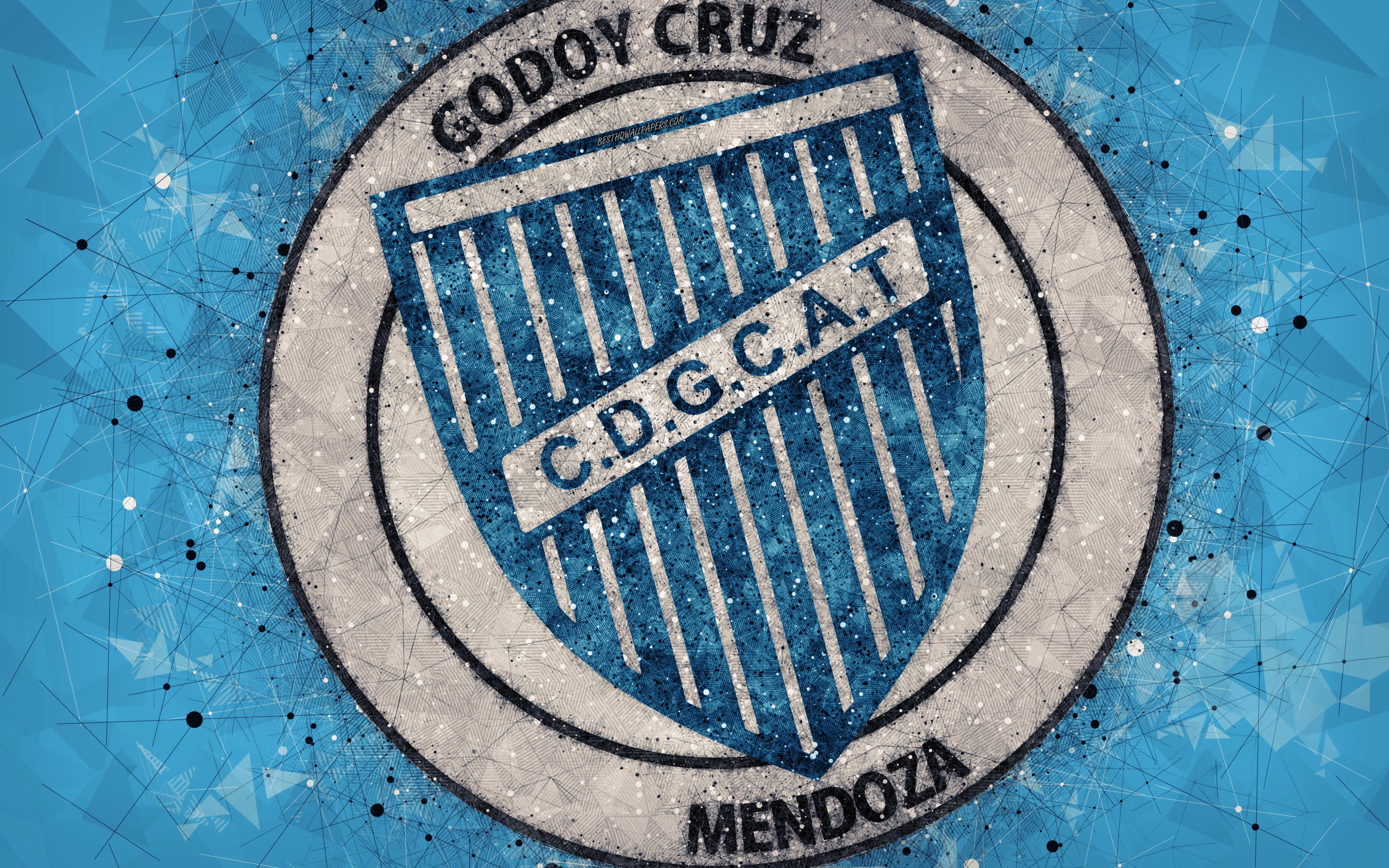 Download wallpaper Godoy Cruz Antonio Tomba, 4k, logo, geometric