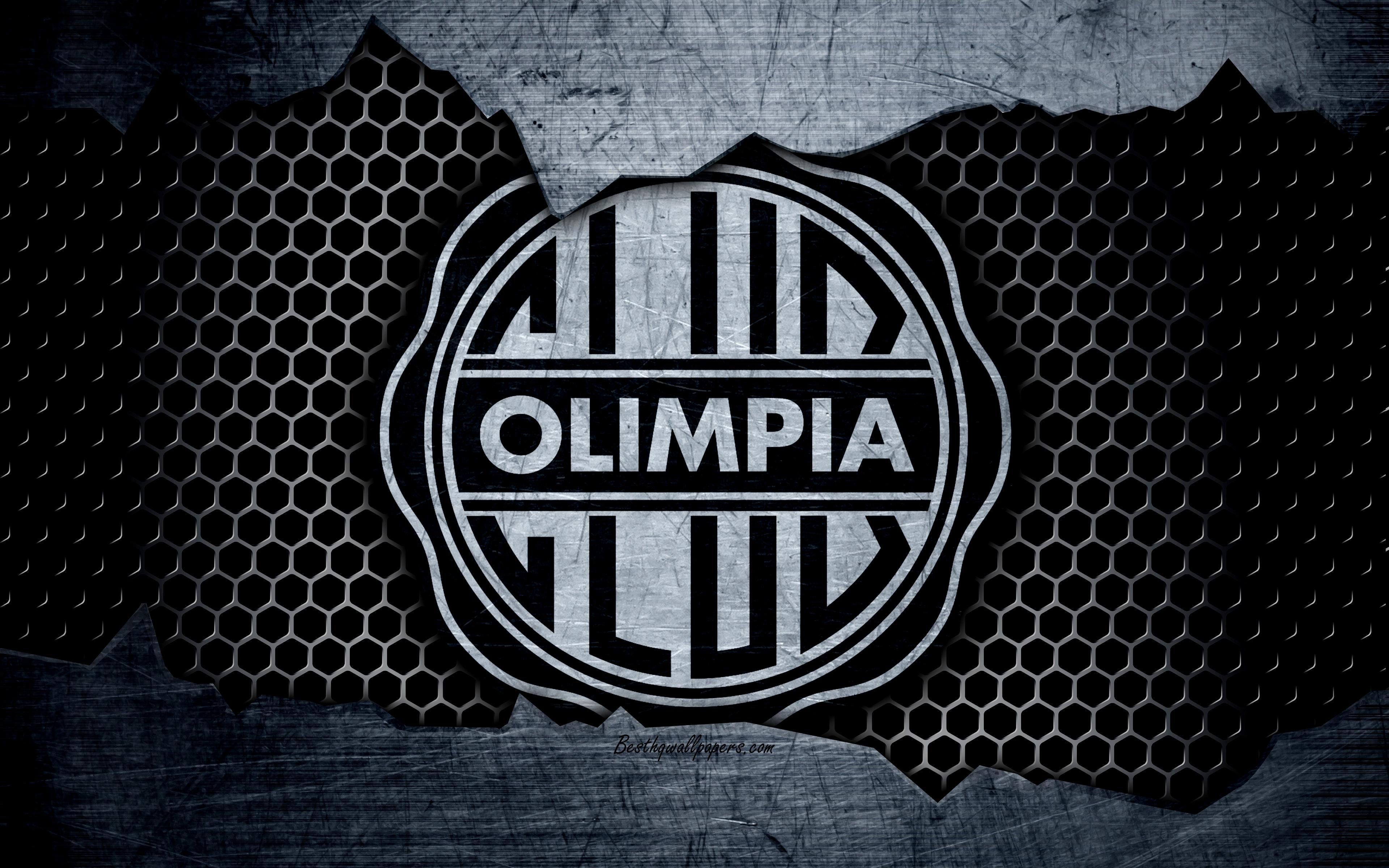Download wallpaper Olimpia Asuncion, 4k, logo, Paraguayan Primera