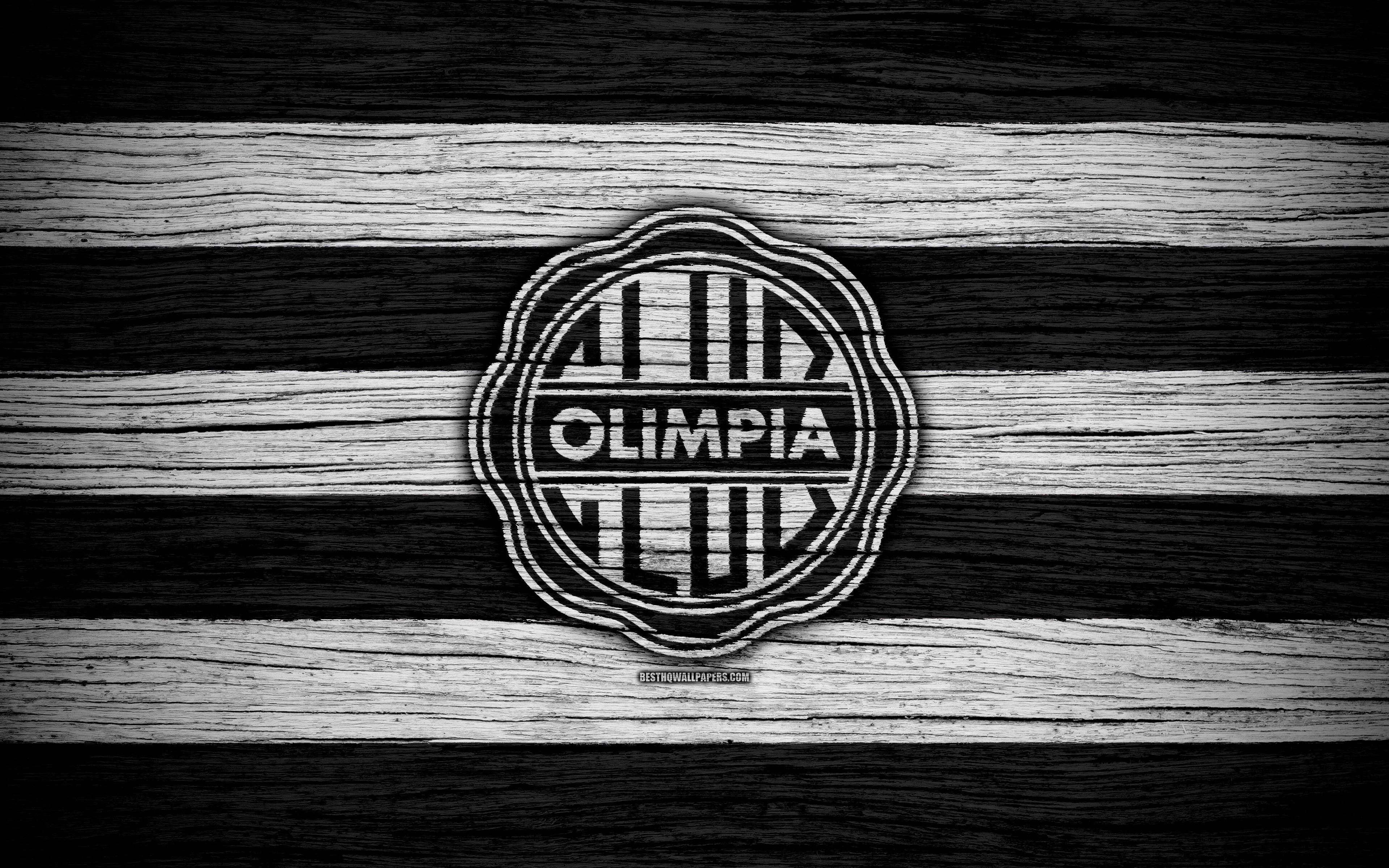 Download wallpaper Olimpia Asuncion FC, 4k, Paraguayan Primera
