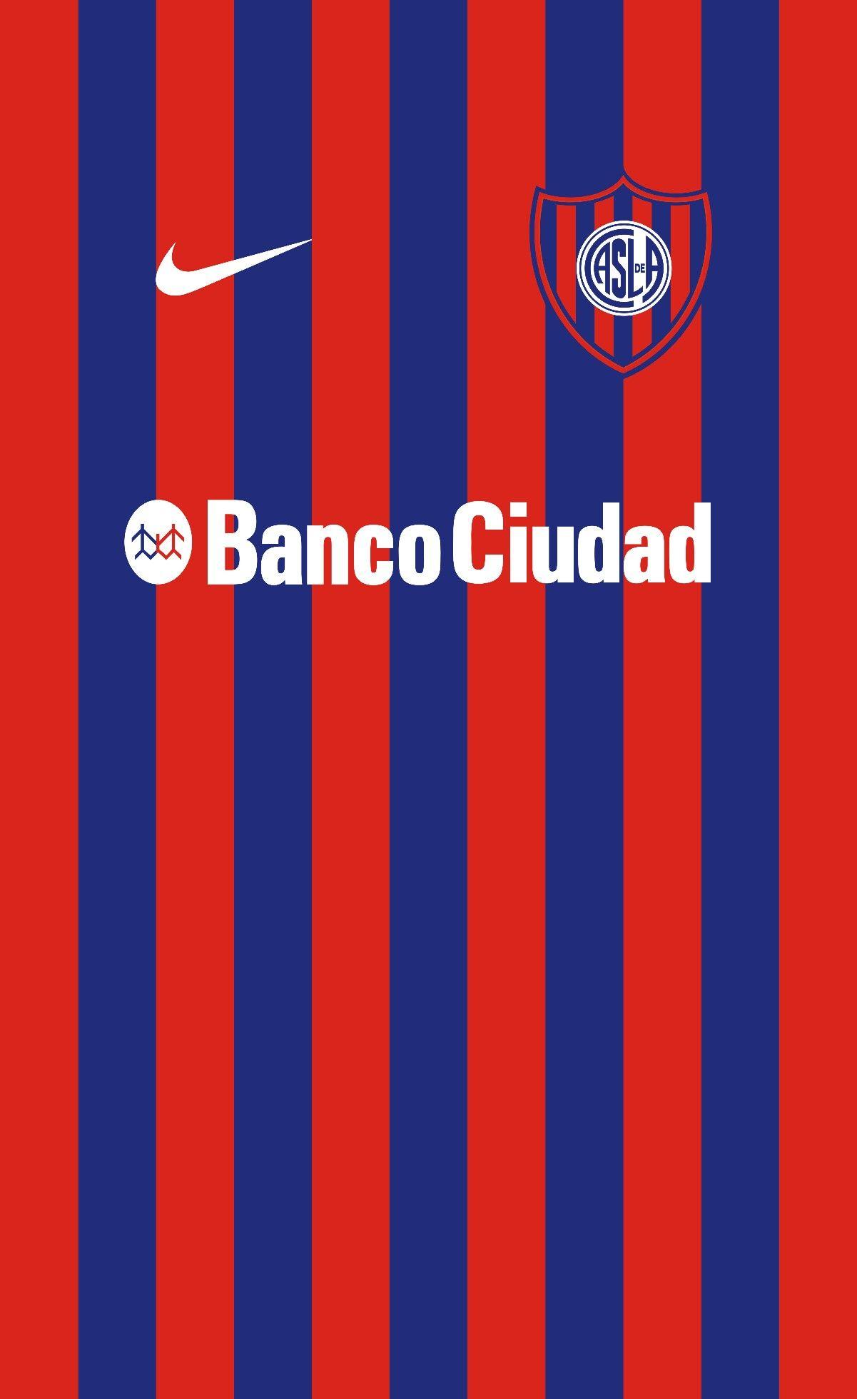 CA San Lorenzo De Almagro. Soccer jersey. Football