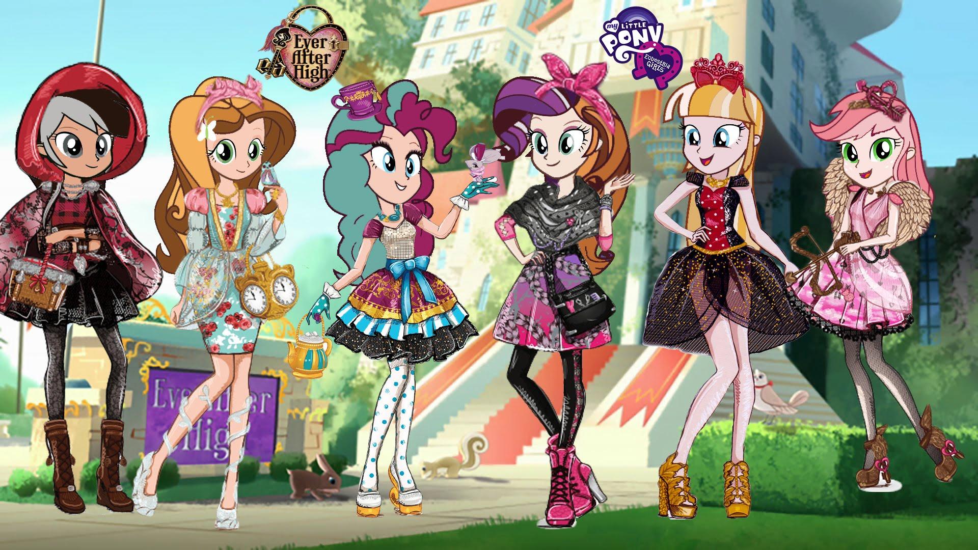 MY LITTLE PONY Transforms Into EVER AFTER HIGH Apple White Madeline