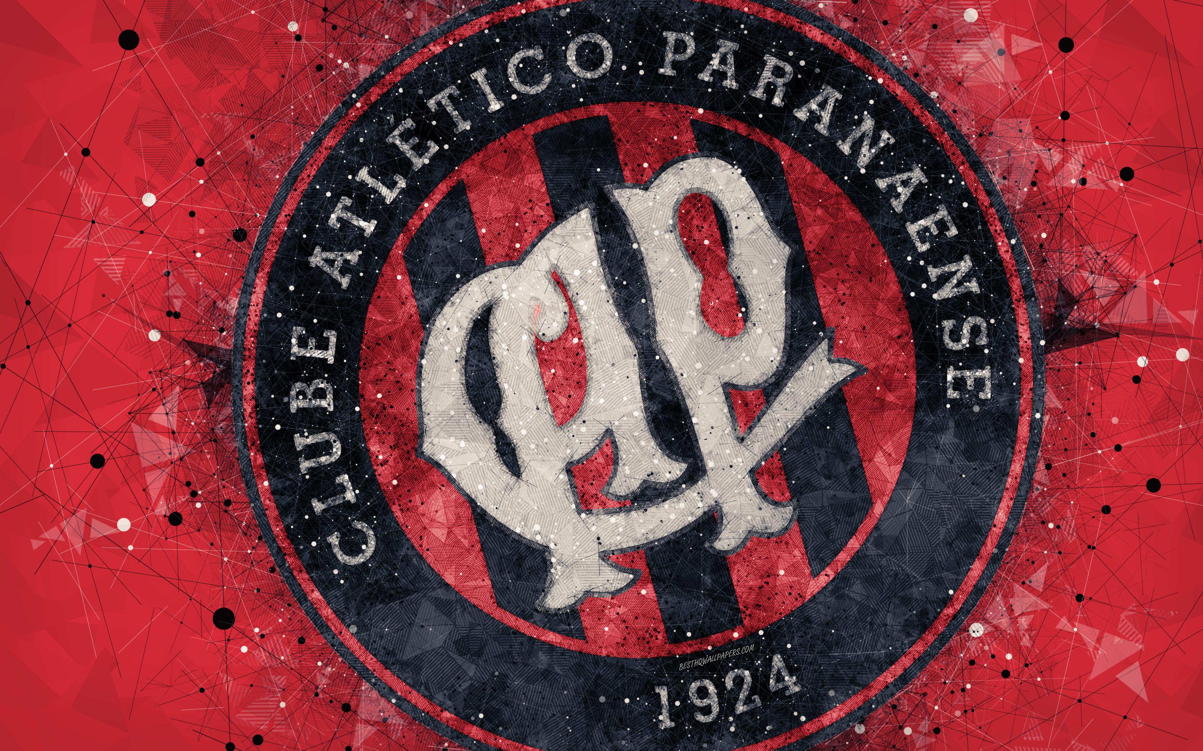 Download wallpaper Clube Atletico Paranaense, 4k, creative