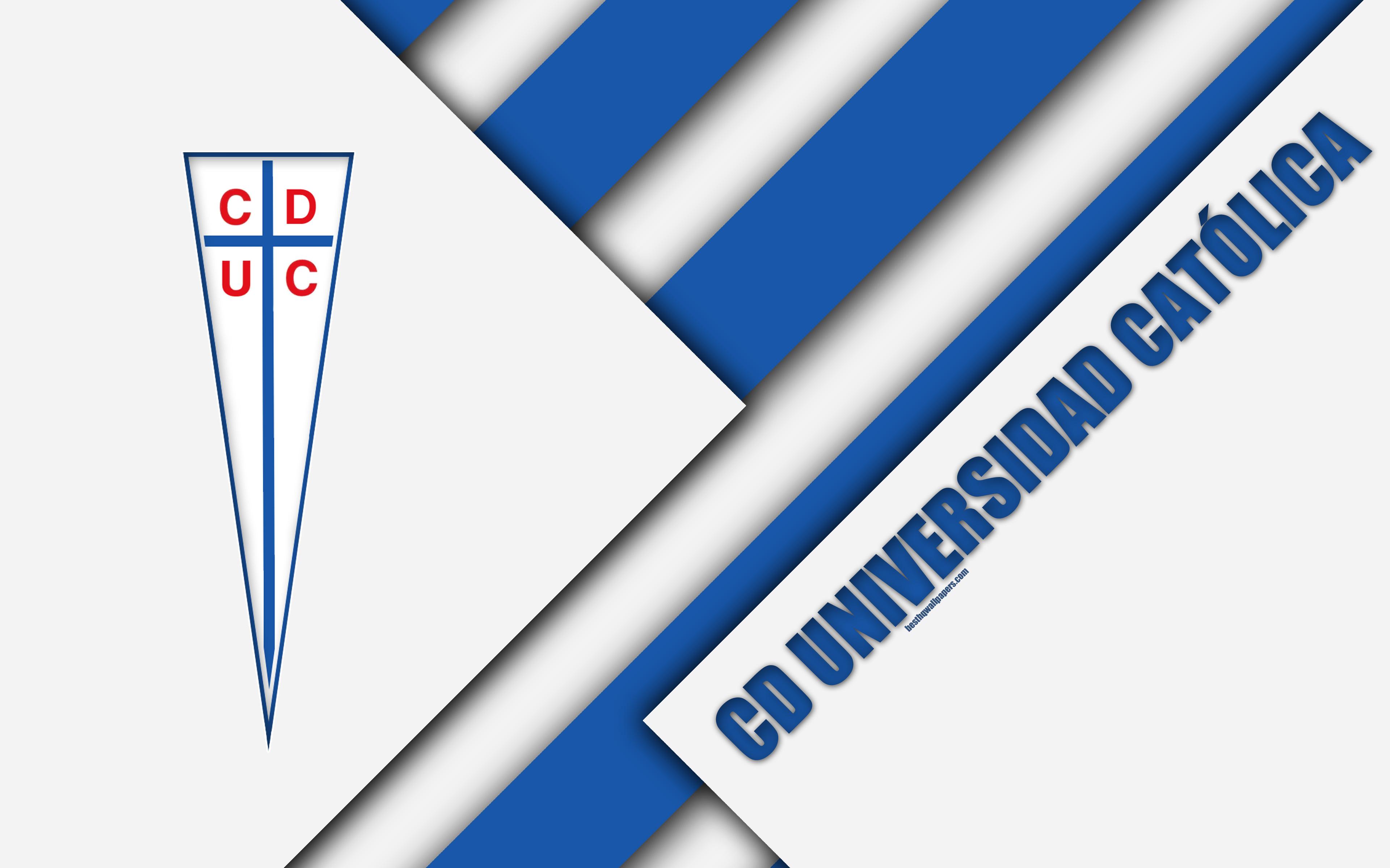 Download wallpaper Club Deportivo Universidad Catolica, 4k, Chilean