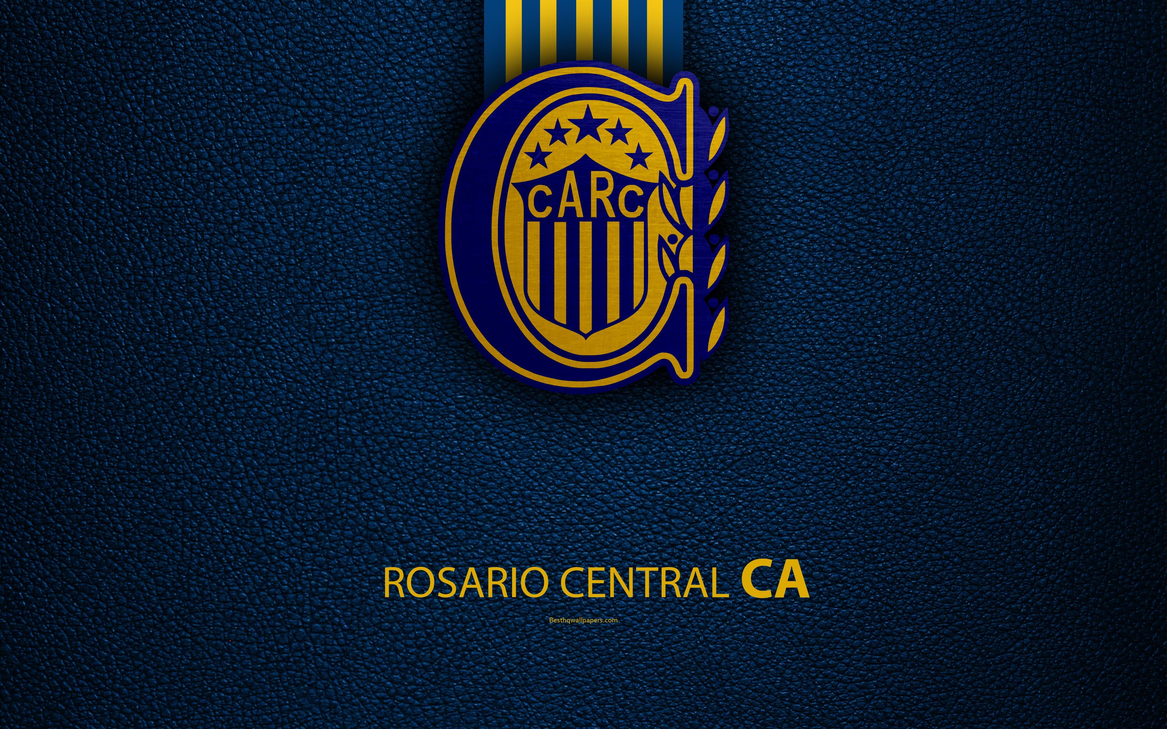Download wallpaper Club Atletico Rosario Central, 4k, logo, Rosario